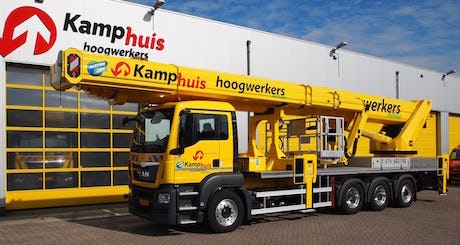 Ruthmann T720 uitgerust met hybride aandrijving door Kamphuis Hoogwerkers