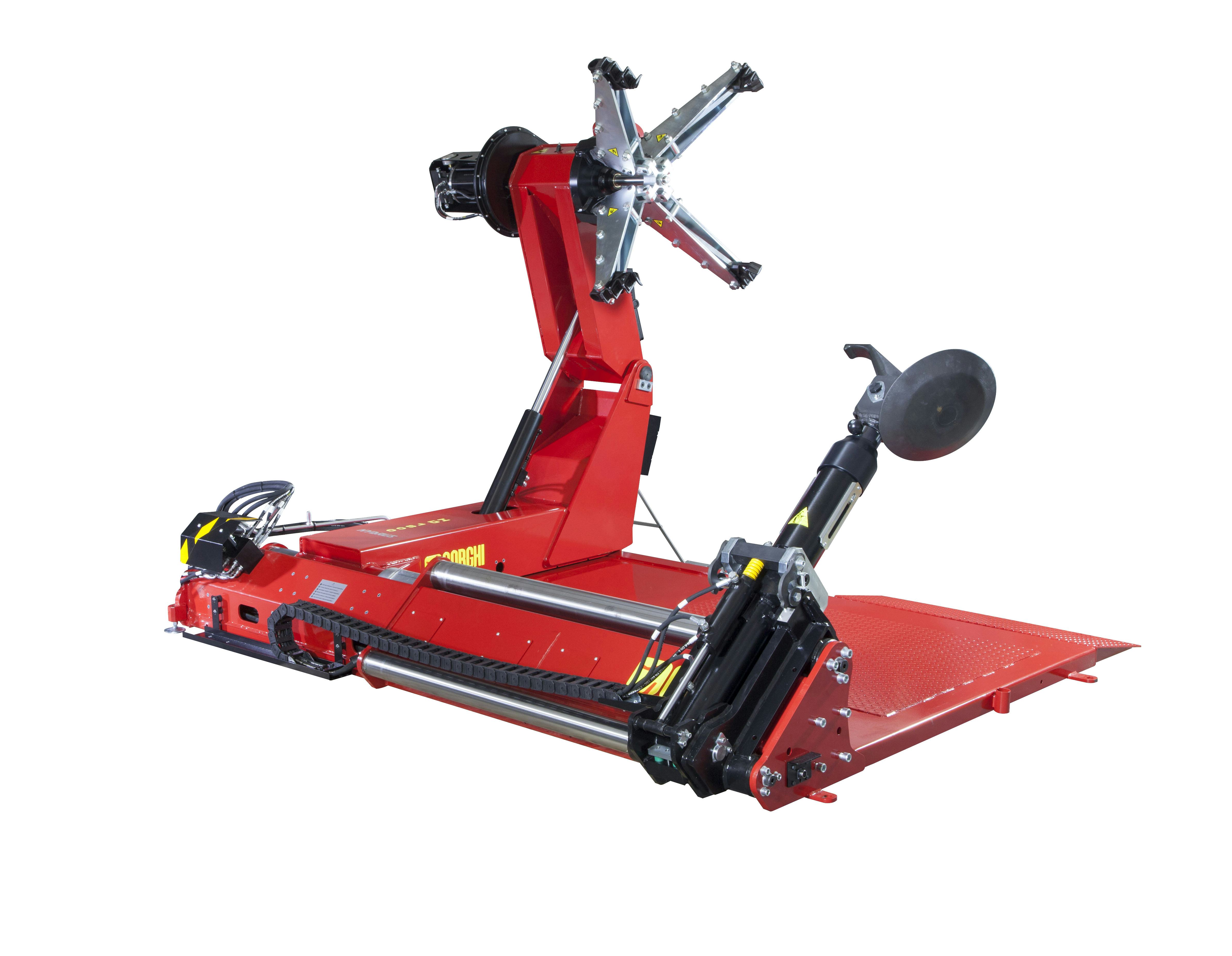 Corghi montagemachine voor bouwmachinebanden