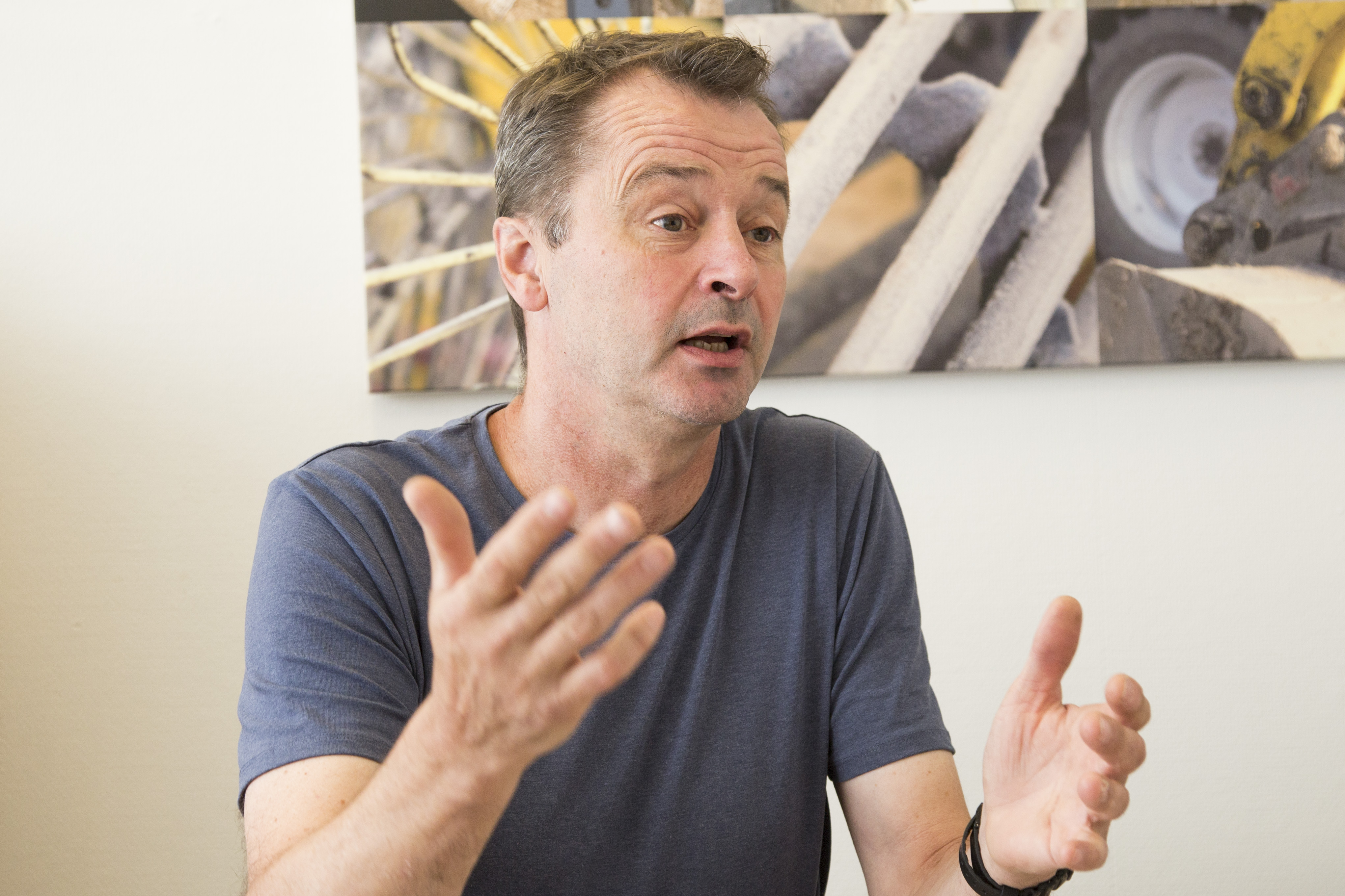 Pim de Jonge ziet hoe het machinistenvak in de loop der jaren is veranderd. 'Je moet tegenwoordig veel meer allround zijn.' 
