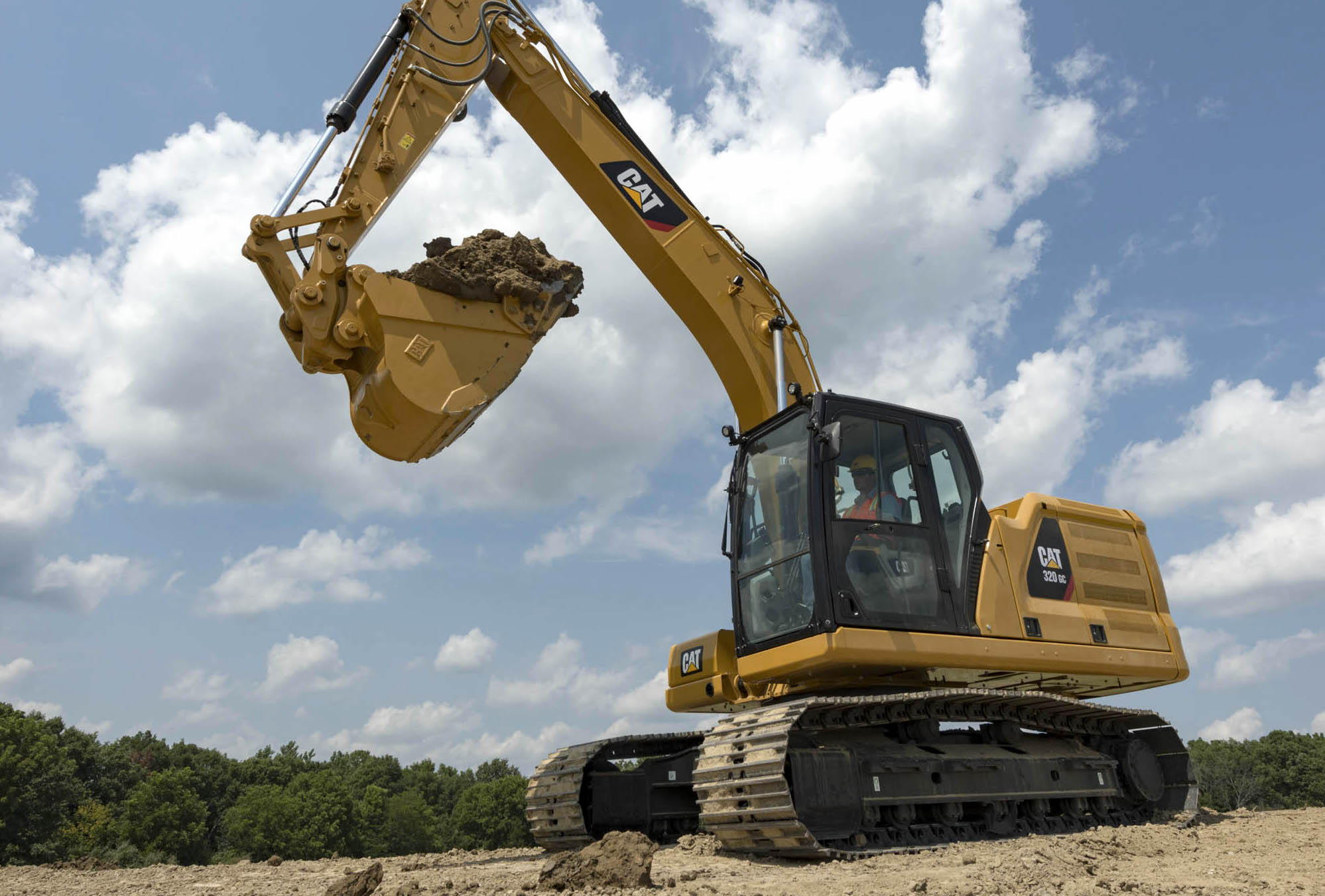 De Caterpillar 320-GC.