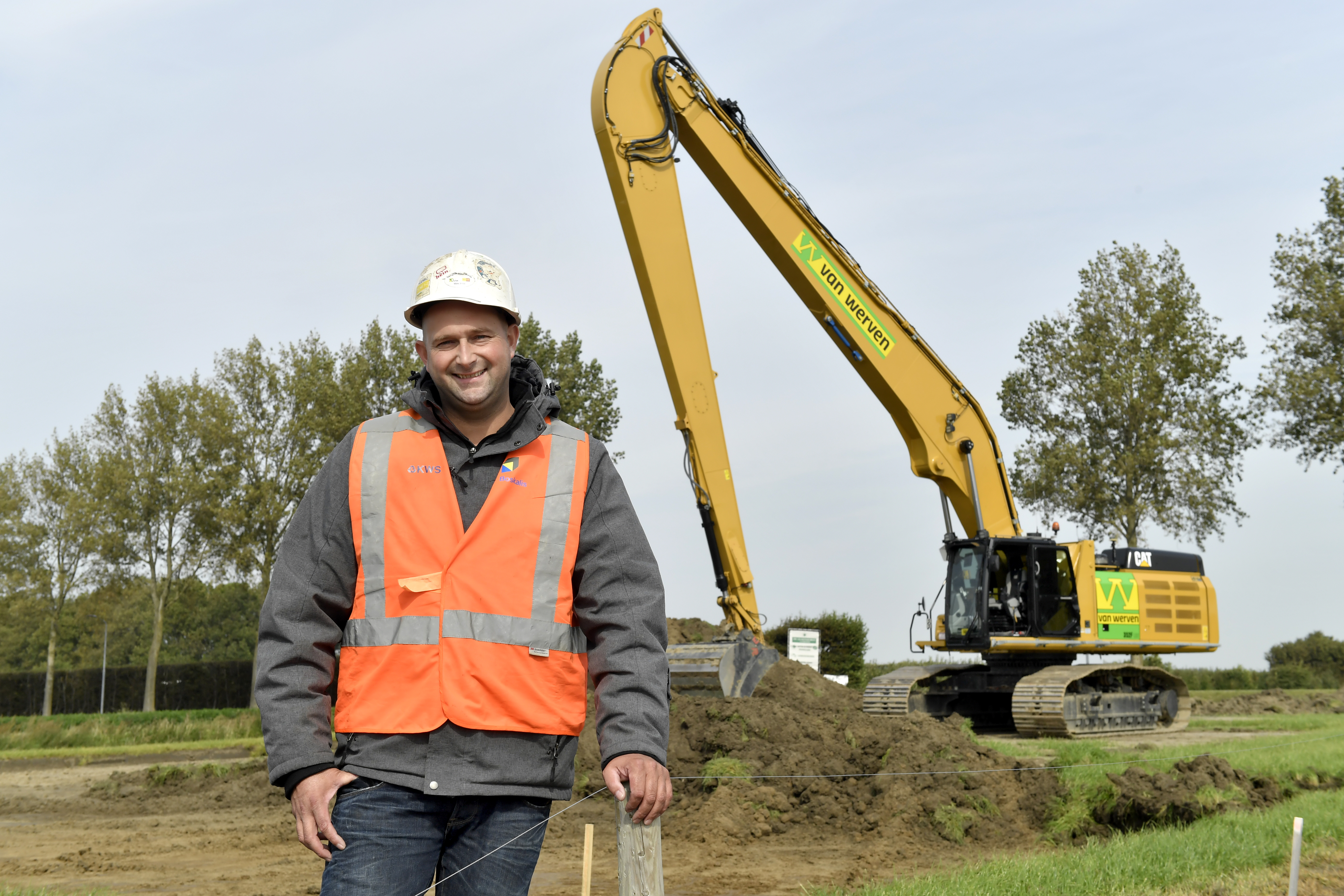 Machinist van de Maand OKTOBER: Pieter de Jong en zijn Cat 352F LRE 