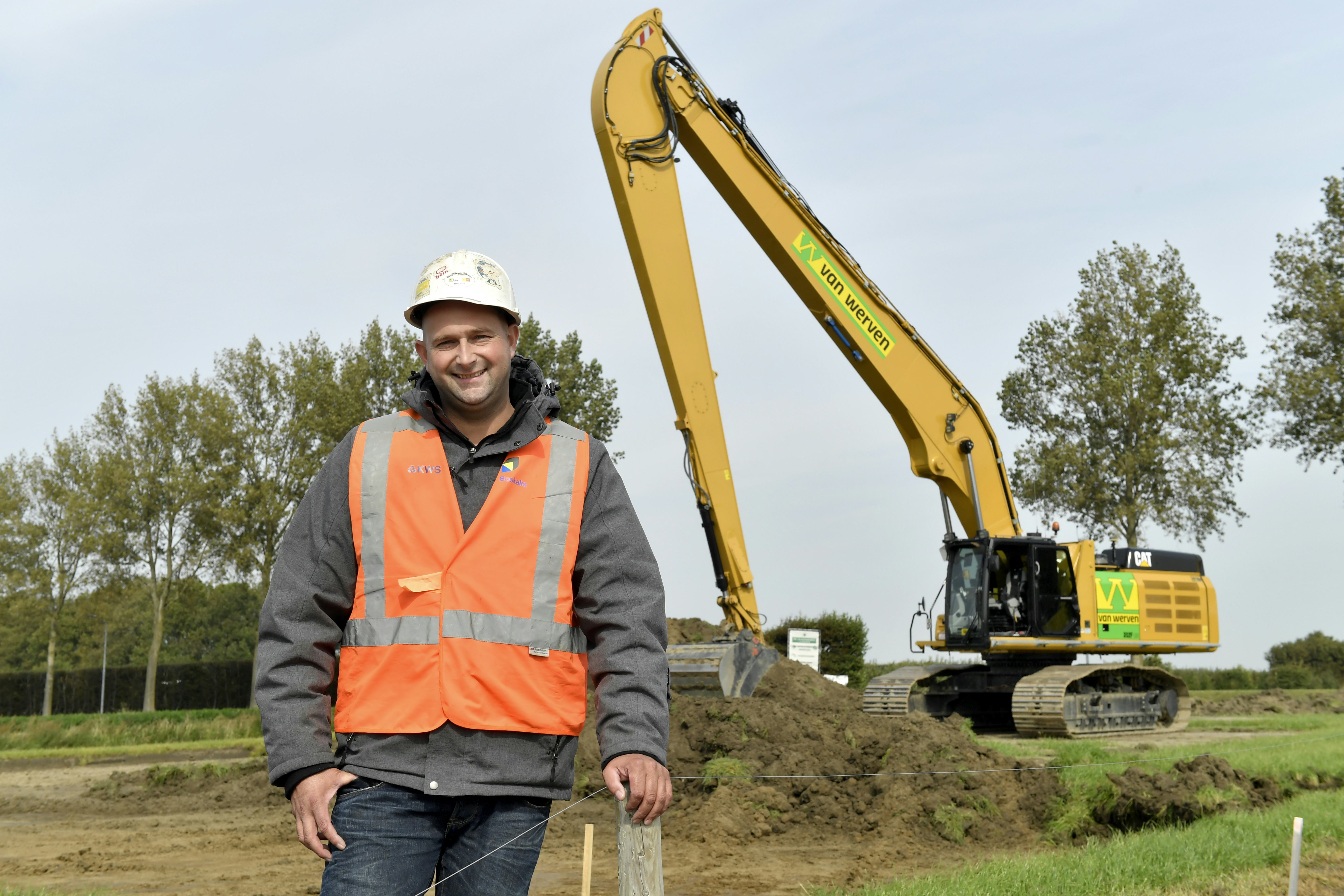 Machinist van de Maand OKTOBER: Pieter de Jong en zijn Cat 352F LRE