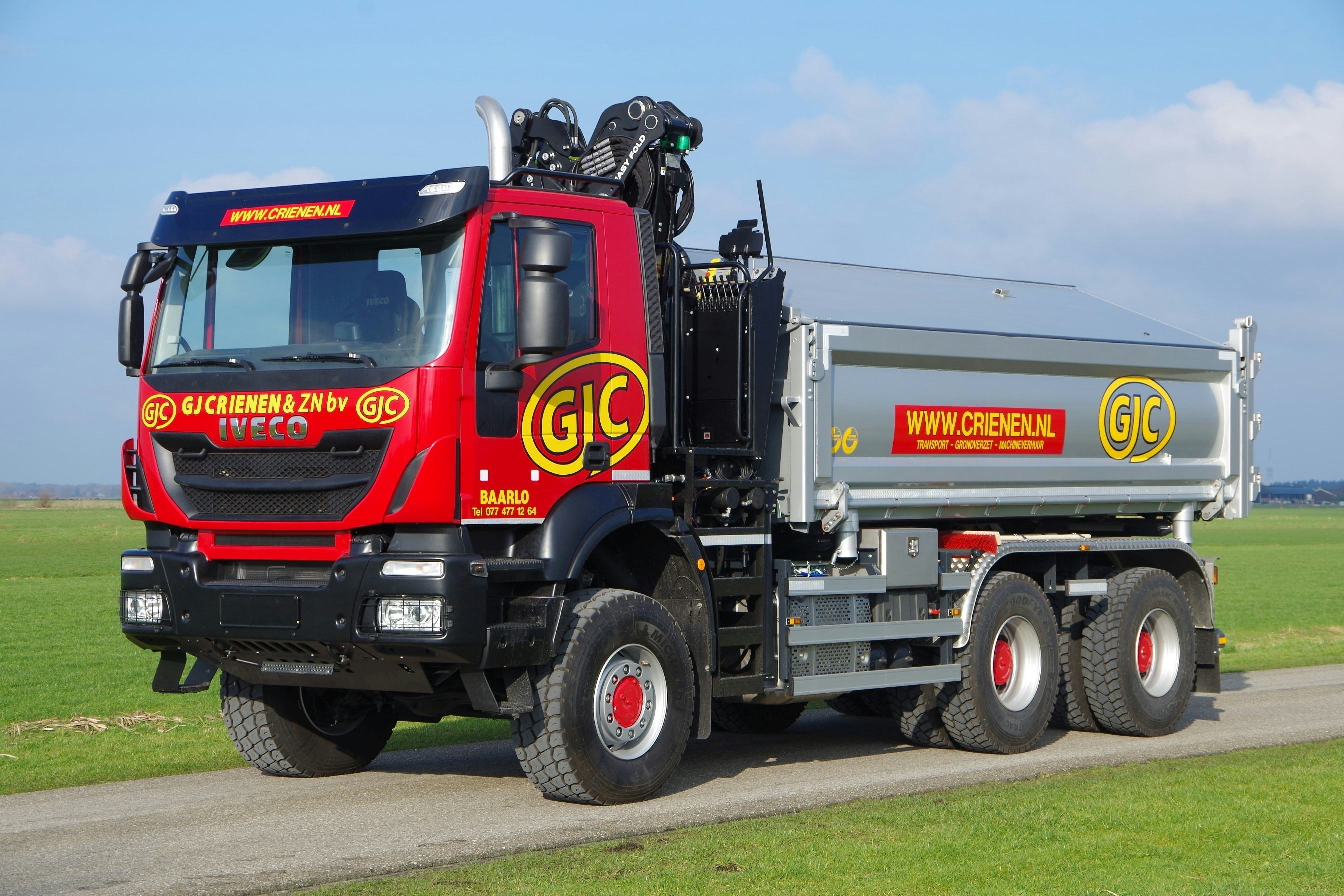 Crienen rijdt storingsvrij met wide spread Iveco Trakker