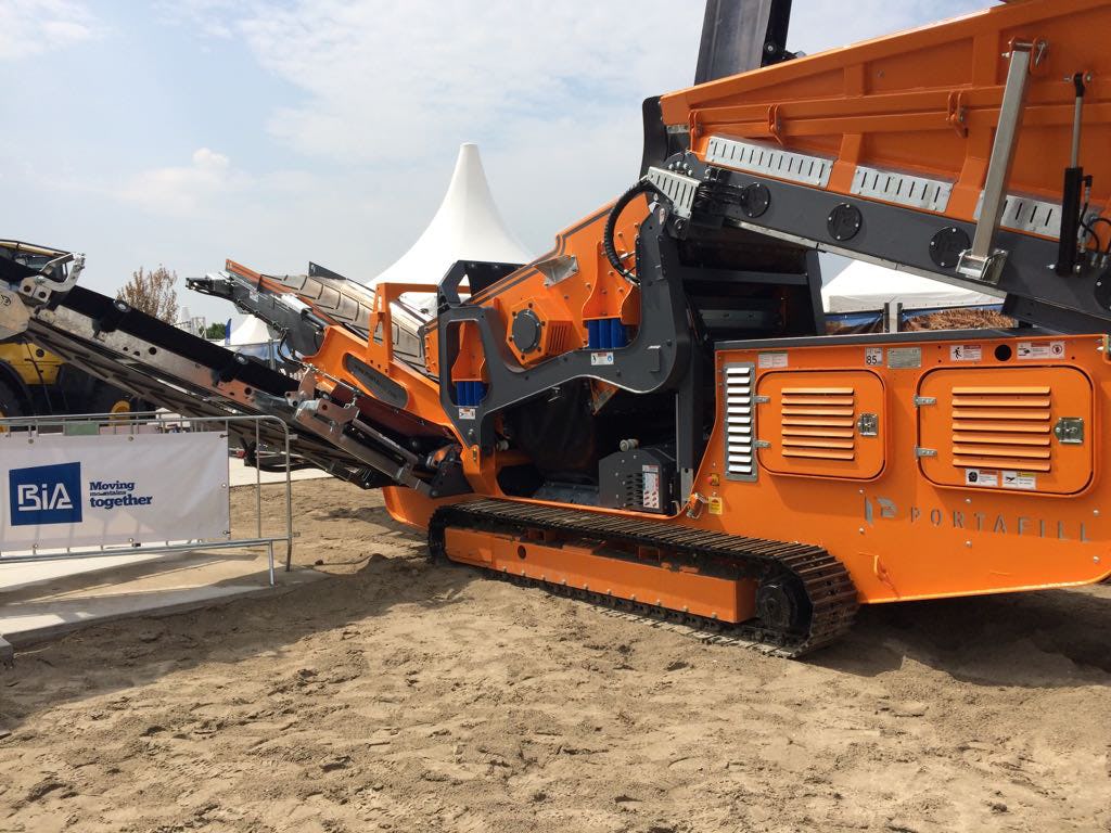 BIA verdeler van Portafill brekers en zeven