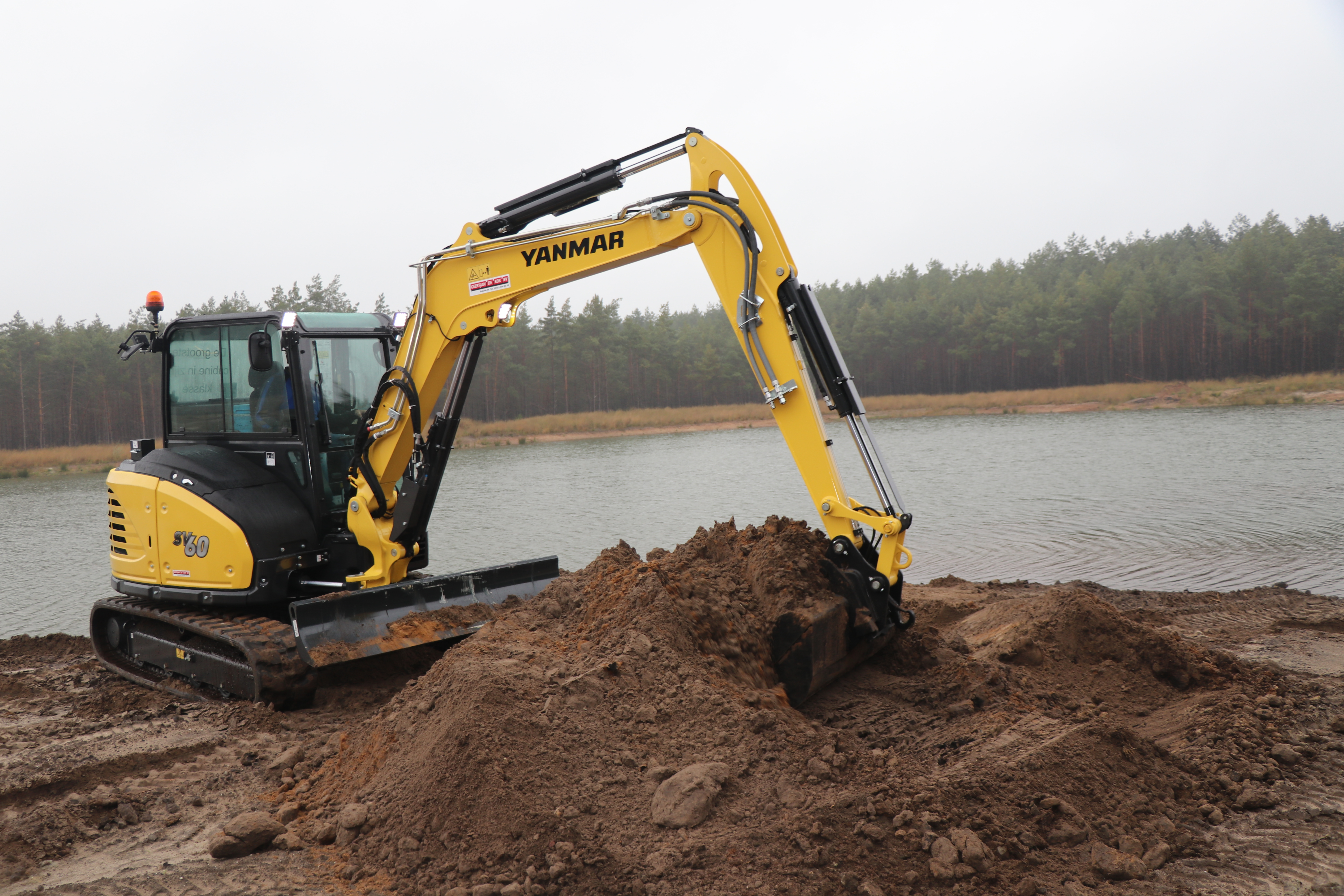 Yanmar SV60: stabiele 6-tonner