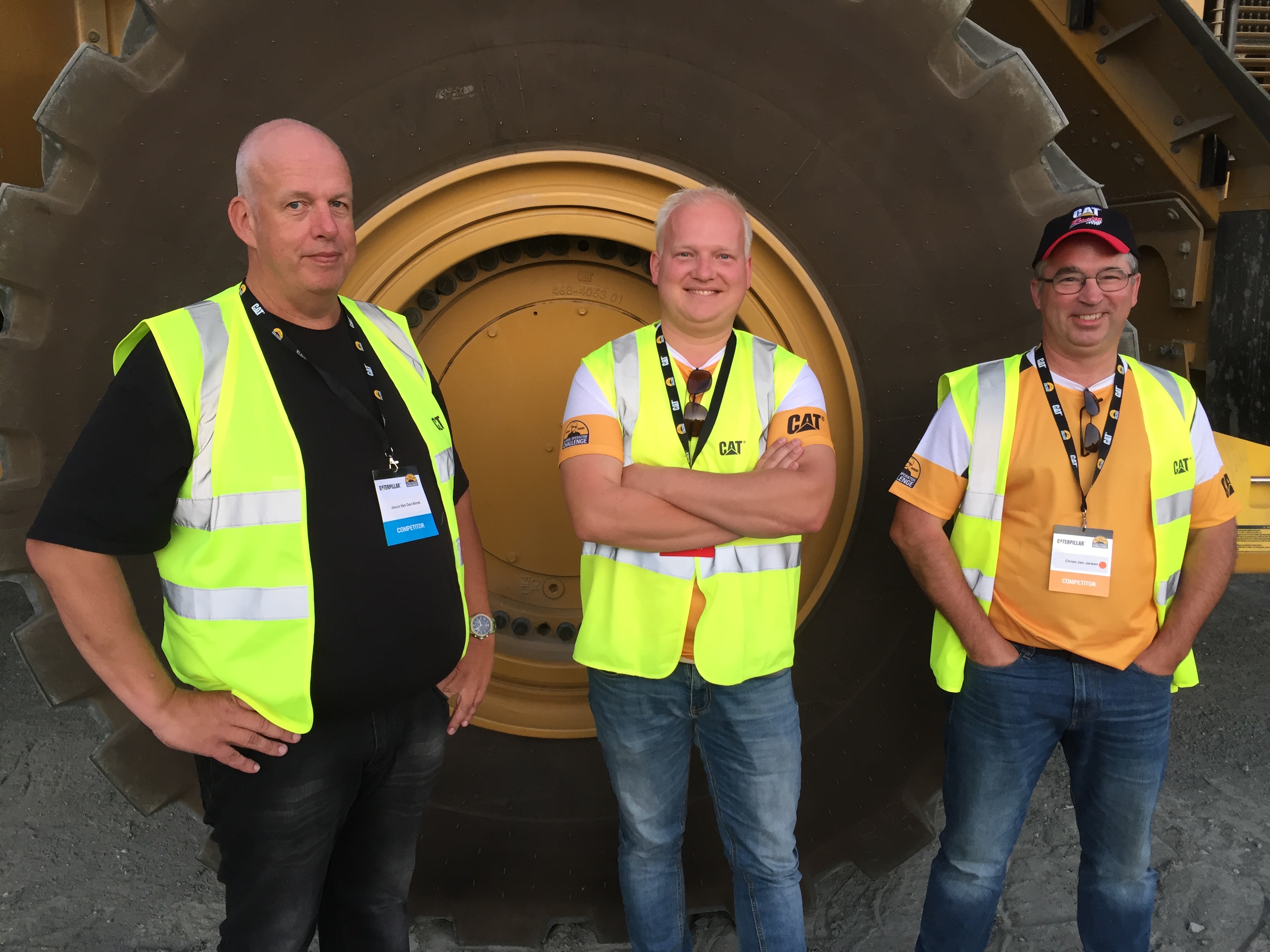 Op de foto van links naar rechts Jacco van den Brink, Arnold Dekkers en Christ-Jan Jansen.