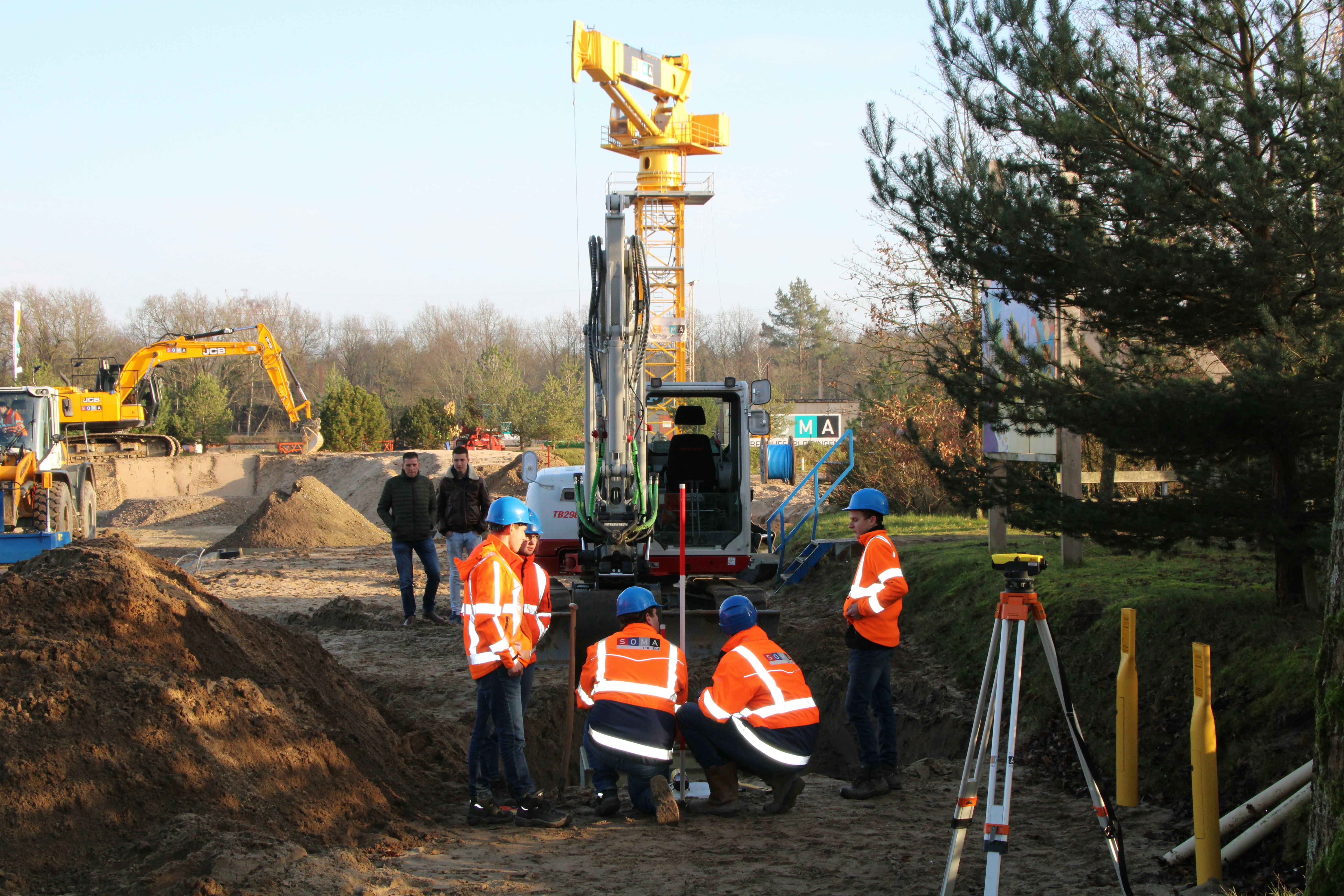 Veel aanmeldingen voor opleiding in de infra na open dag SOMA College