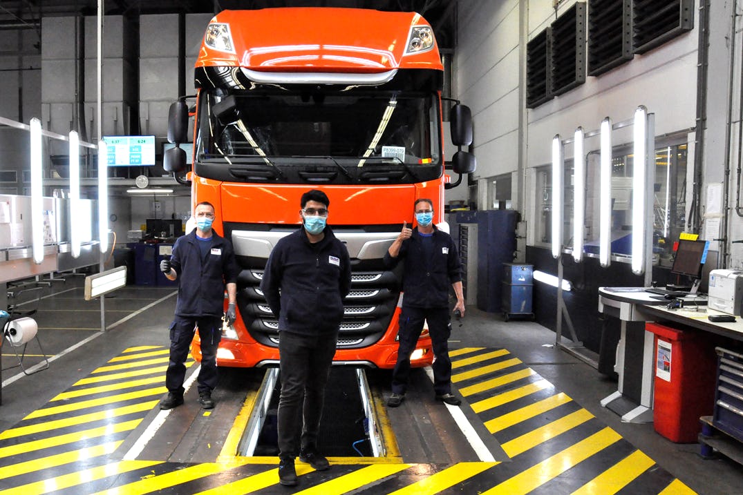 Eerste DAF-truck loopt weer van band na sluiting vanwege Corona