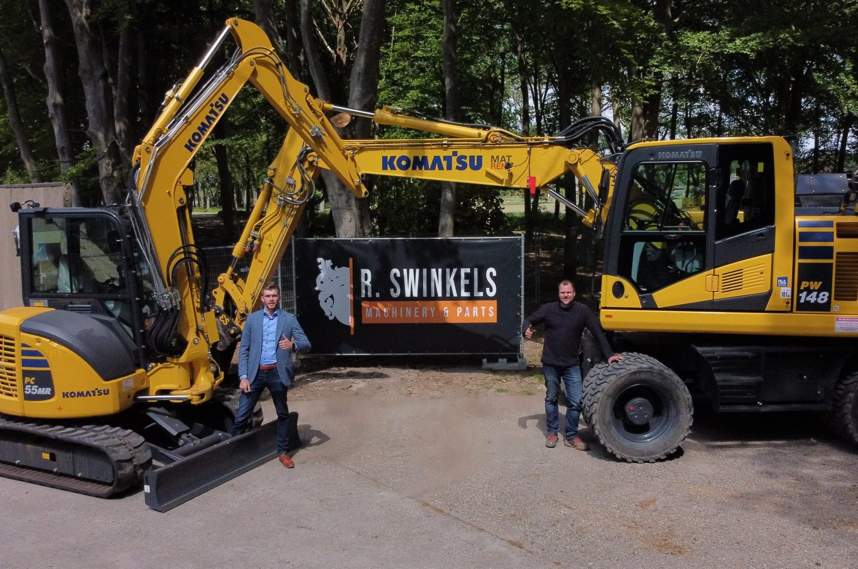 Mark Rekswinkel (links), Utility Partner manager bij BIA en Rick Swinkels hebben alle vertrouwen in de samenwerking.