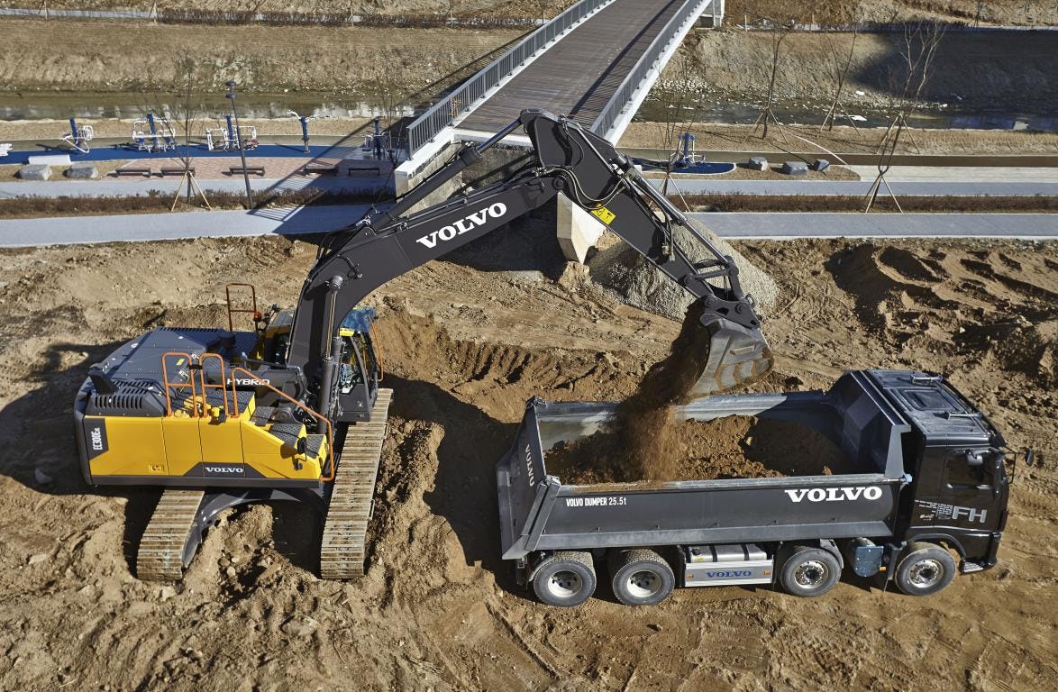 Hybride Volvo EC300E rupsgraver nu leverbaar