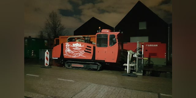 Gestuurd boren. Foto: Gijs