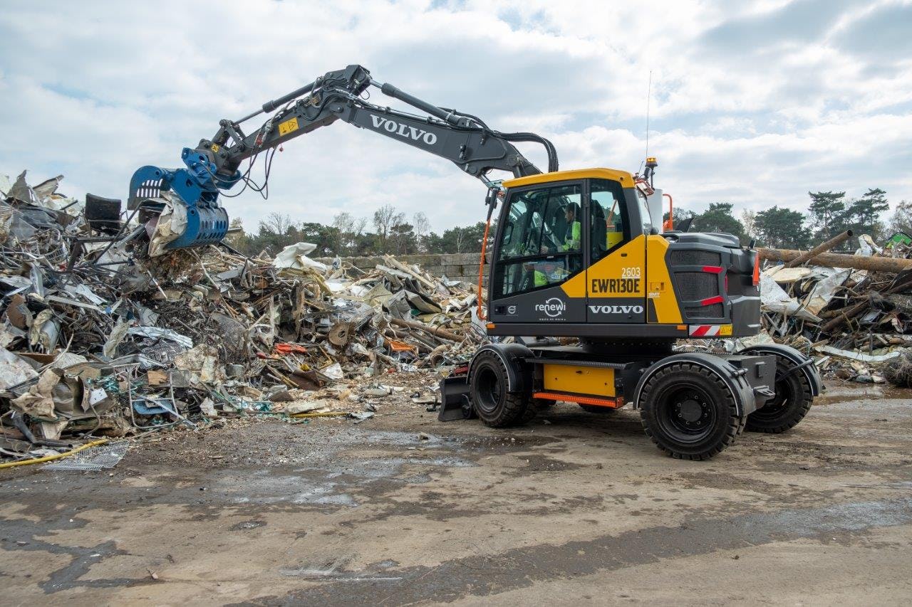 De EWR130E is een compacte sorteerder.