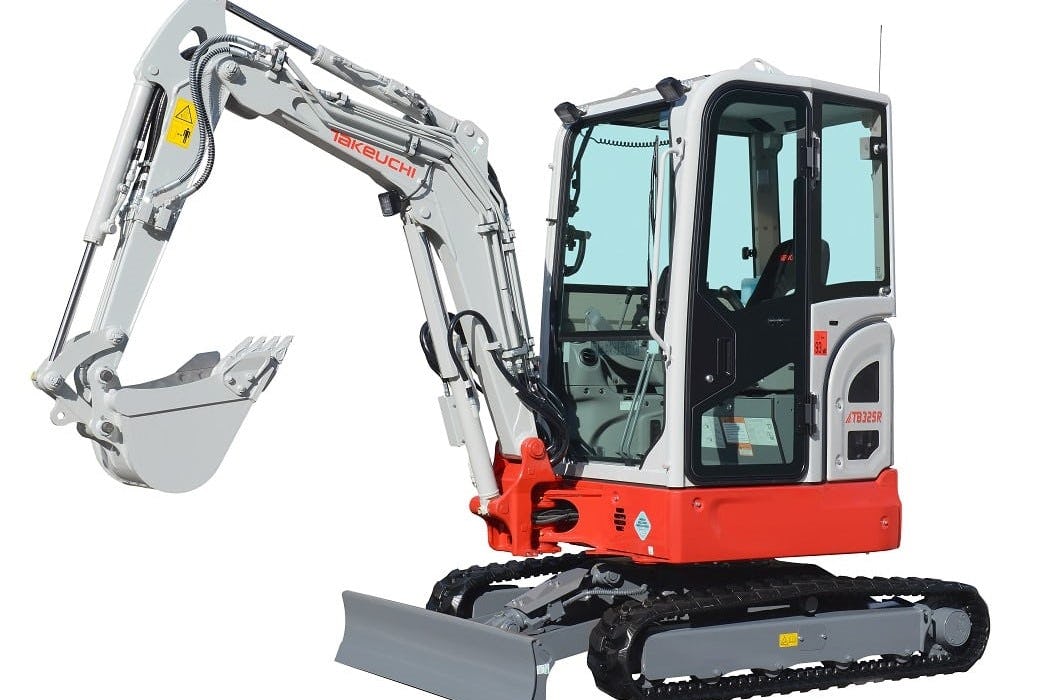 Nieuwe Takeuchi TB325R is een échte binnendraaier