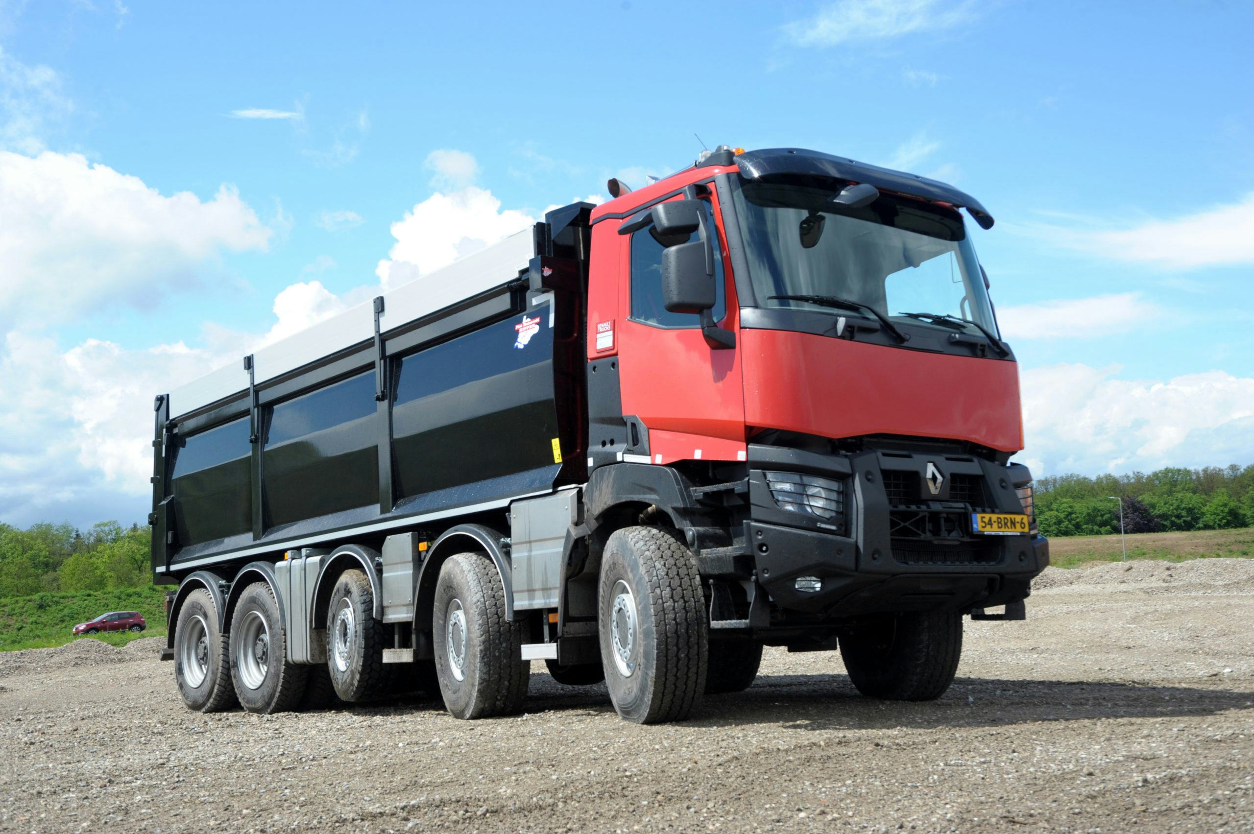 Deze Renault K 10x8 is tot nu toe de enige in deze configuratie.