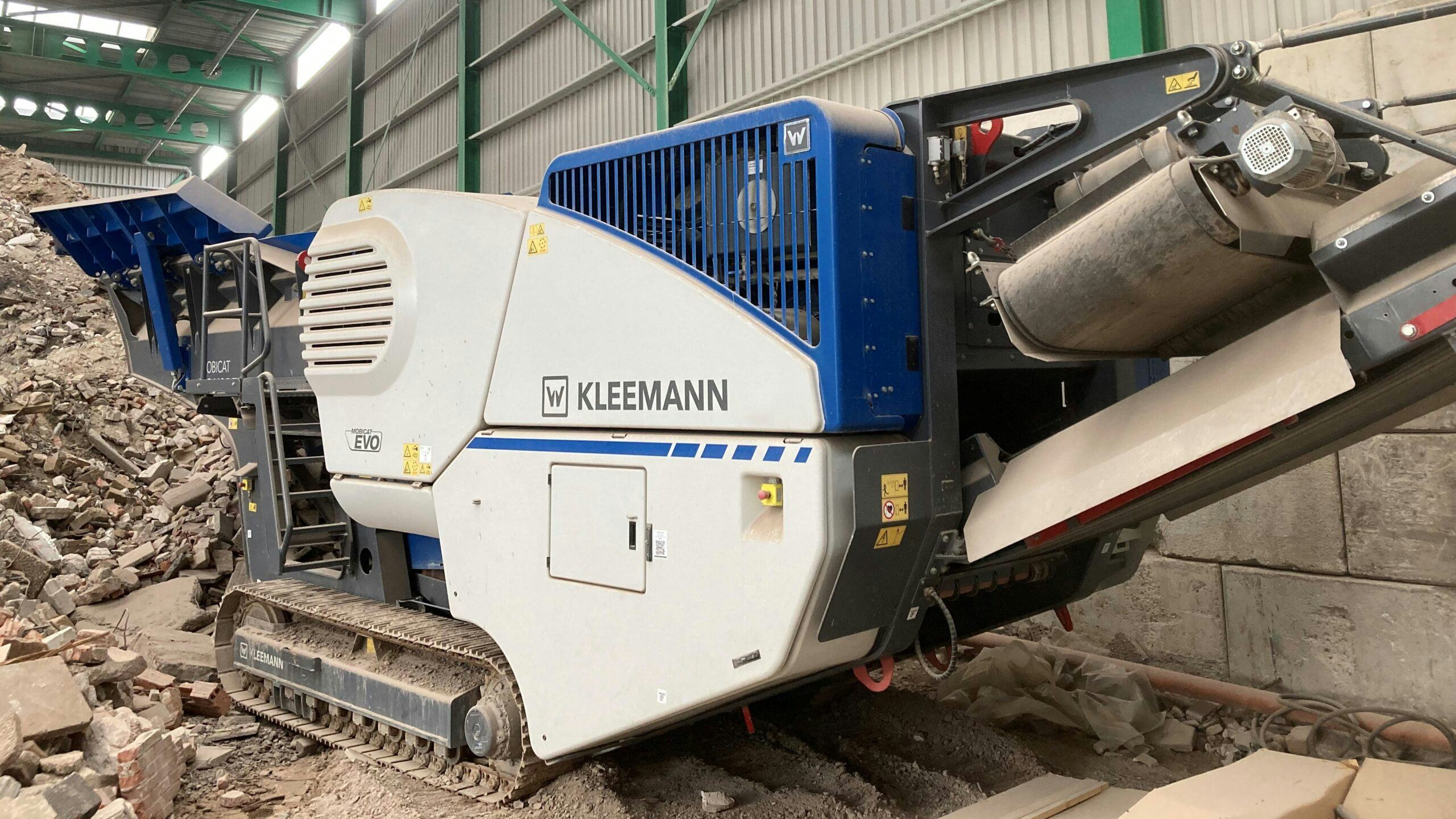 Met de Kleemann MC 110 REVO Mobicat kan Circulair Mineraal 50.000 ton betongranulaat per jaar verwerken. (Foto: CM)