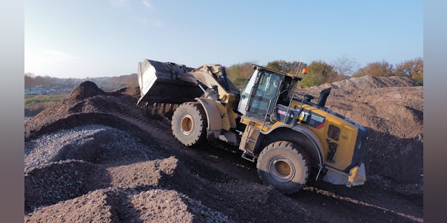 Cat 966M XE wiellader. Foto: Mike Bijl