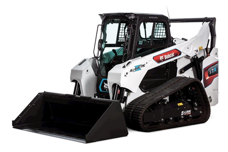 Bobcat showt T7X volledig elektrische compacte rupslader