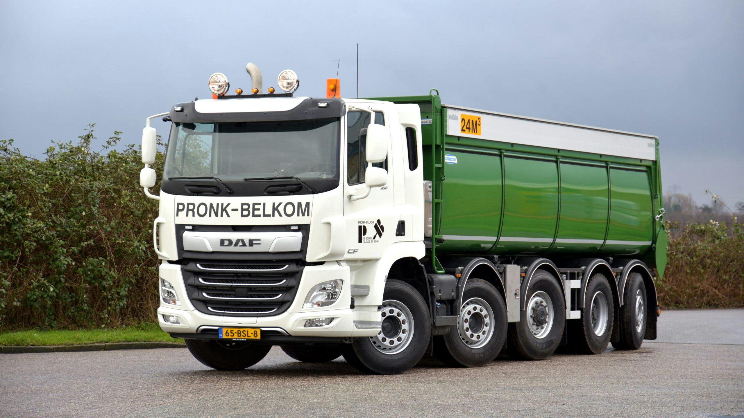 Met de DAF CF 10x2/4 heeft Pronk-Belkom een duurzame oplossing in huis. (Foto's: Iep van der Meer)