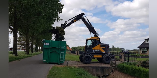 Volvo EWR150E in actie. (Foto: Ronald Lemm)