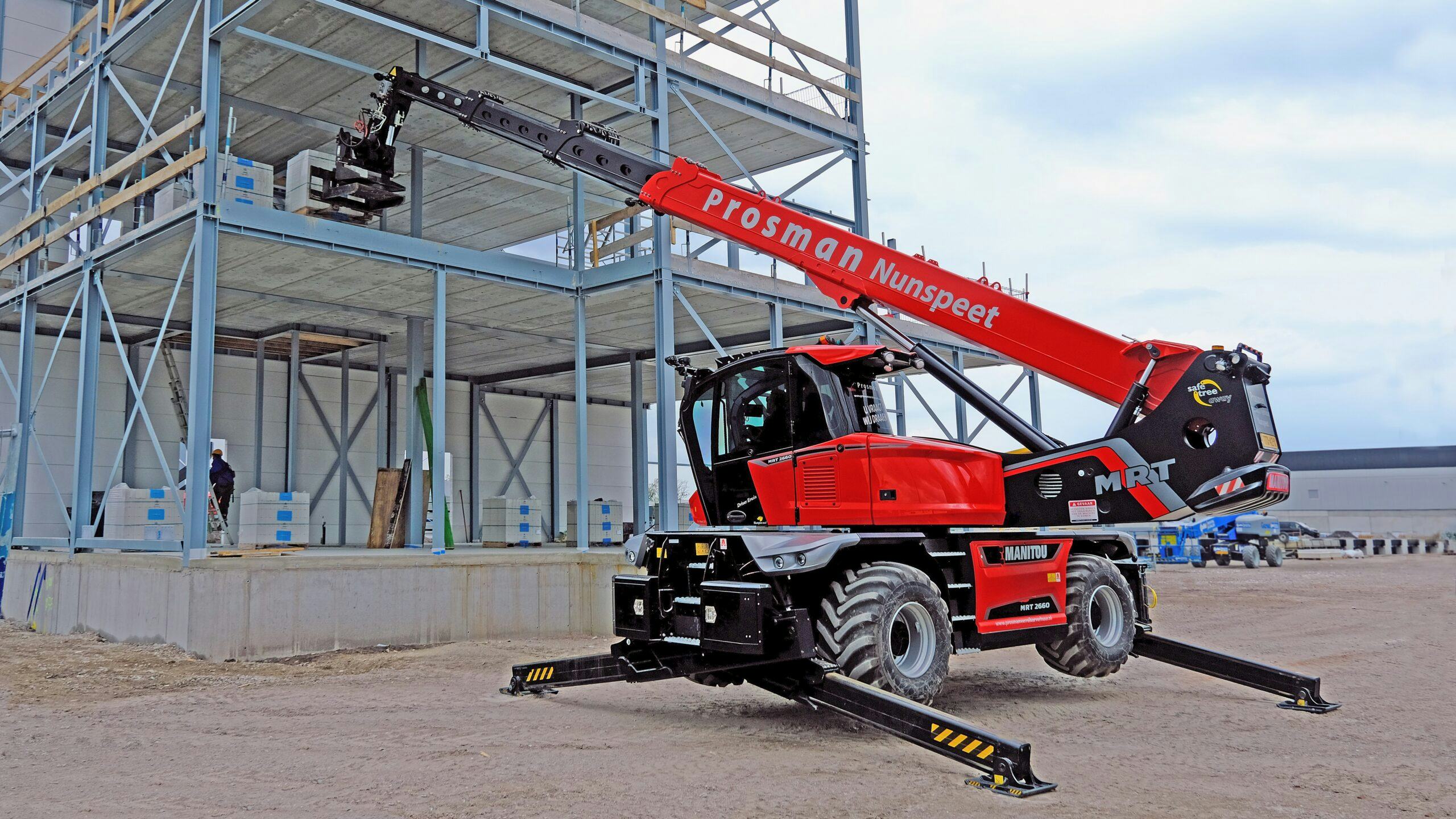 Wilco Prosman (Verreikerverhuur) zweert bij het Franse merk Manitou