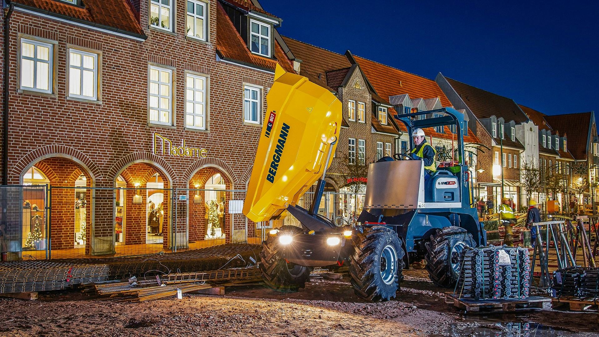 Nieuwe Bergmann dumpers krijgen Deutz motoren