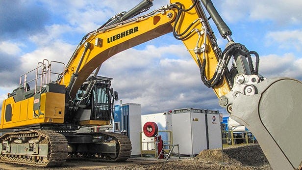 Liebherr komt met rupsgraafmachine op waterstof naar Bauma 2022