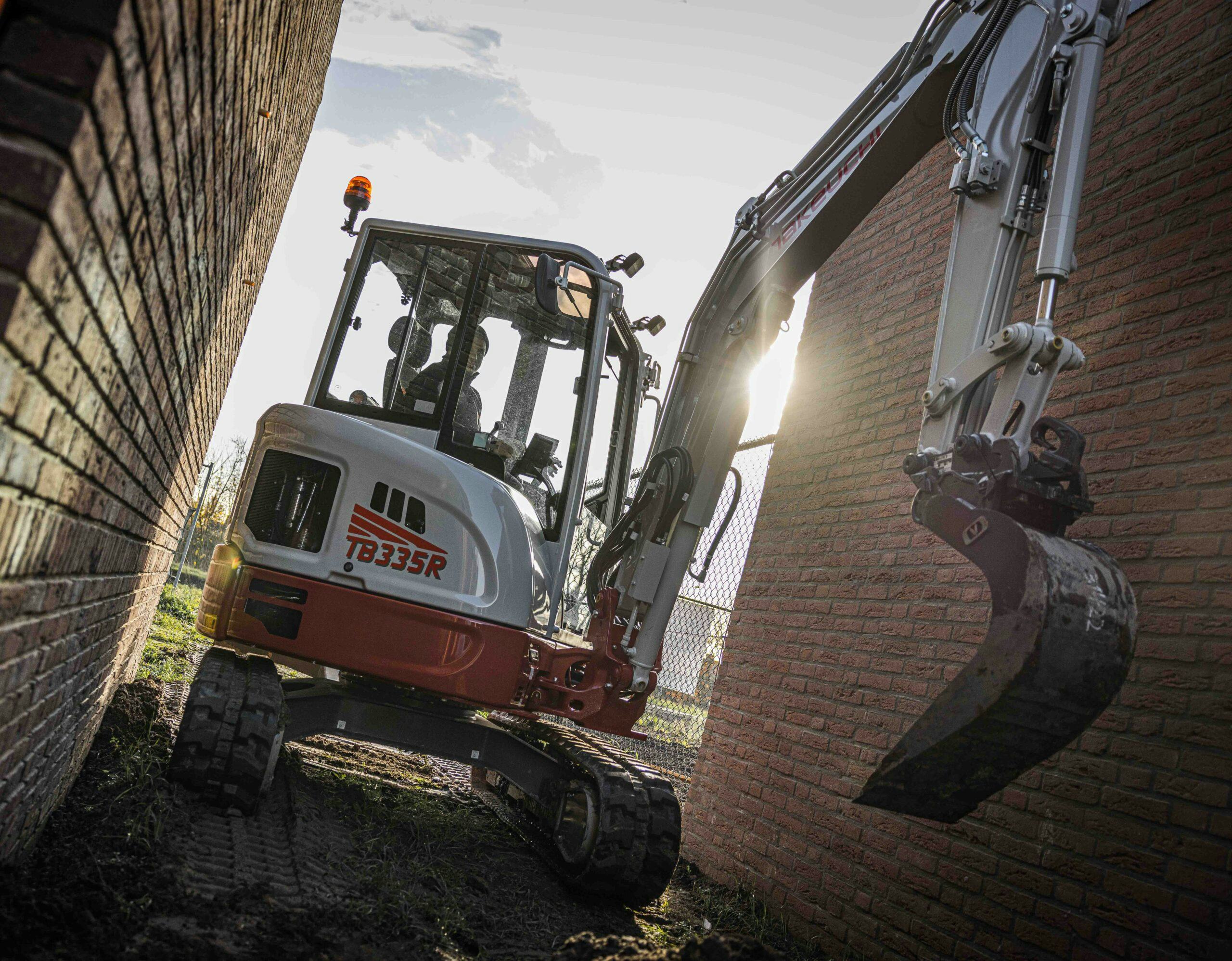 Nieuwe Takeuchi binnendraaier met een gewicht van 3,5 ton