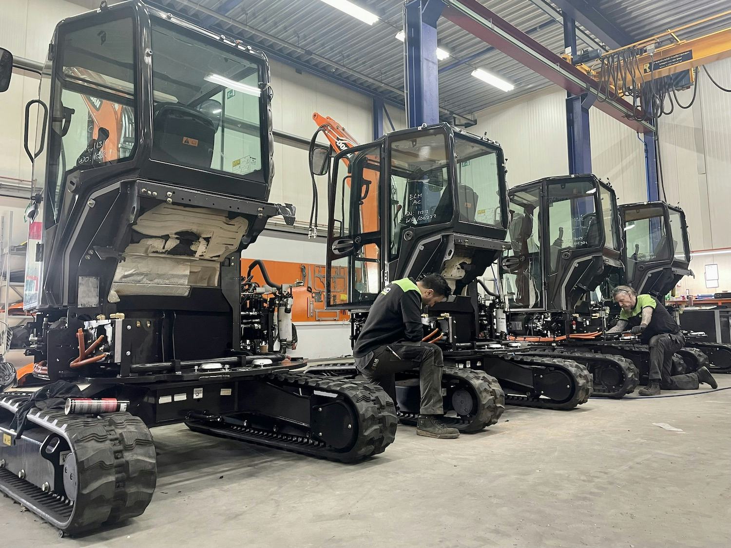 Voor de ETEC E36C is al een productiestraat ingericht in de productielocatie in Waddinxveen. In de loop van dit jaar gebeurt dat ook voor de grotere machines.