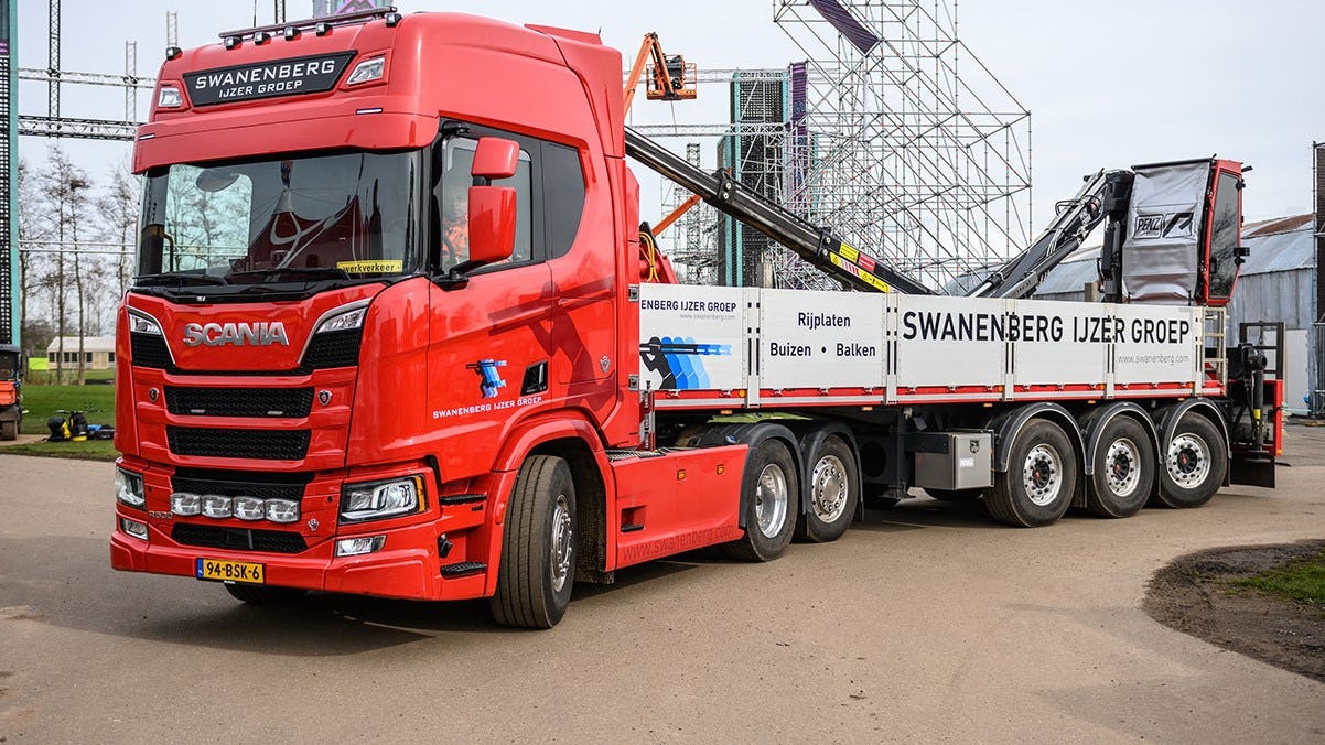 Tweede Scania V8 voor Swanenberg IJzer Groep