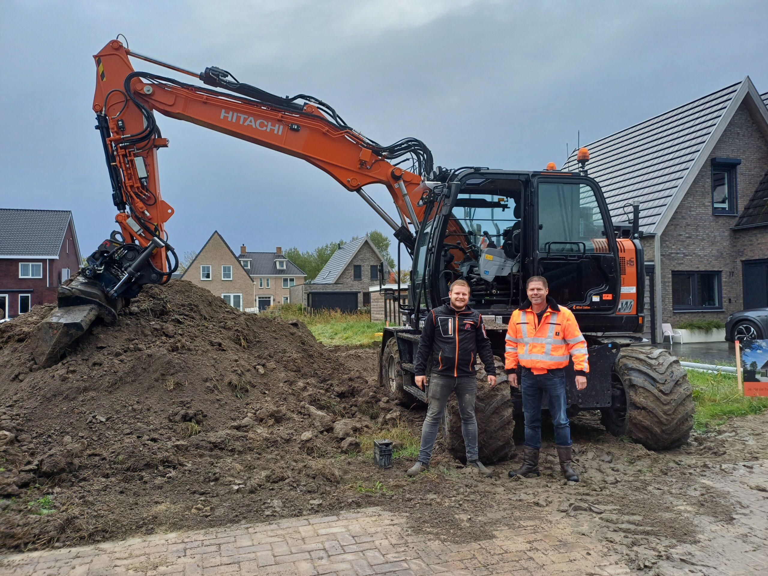 Zoon Marijn (links) en vader Arco de Visser. (Foto's: Marije van Doornik)