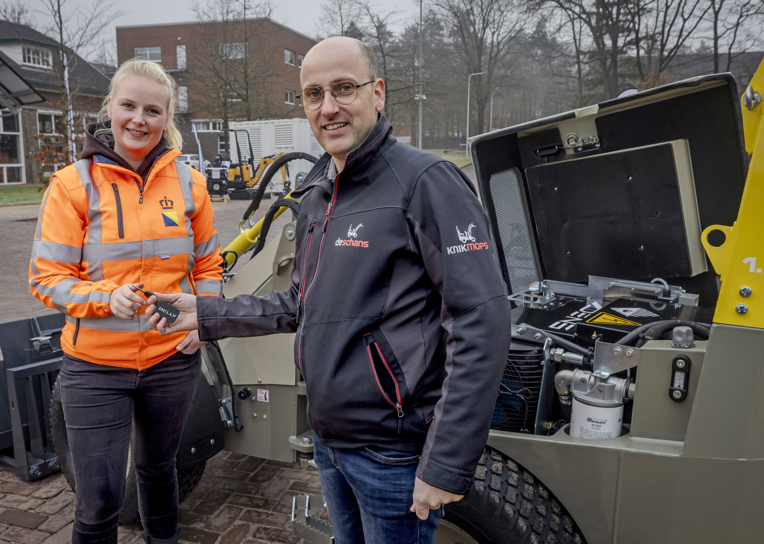Joanne de Boer van Boskalis en Jan-Willem Slegh van De Schans. 