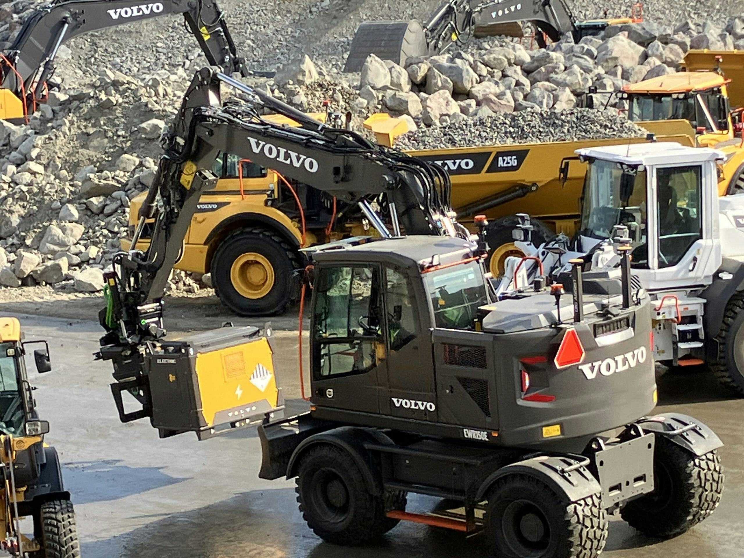 Volvo pakt uit met aantal nieuwe machines