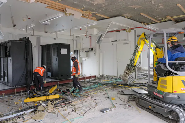 Binnen wordt ook alleen elektrisch materieel ingezet.
Foto: Jan Willem van Vliet