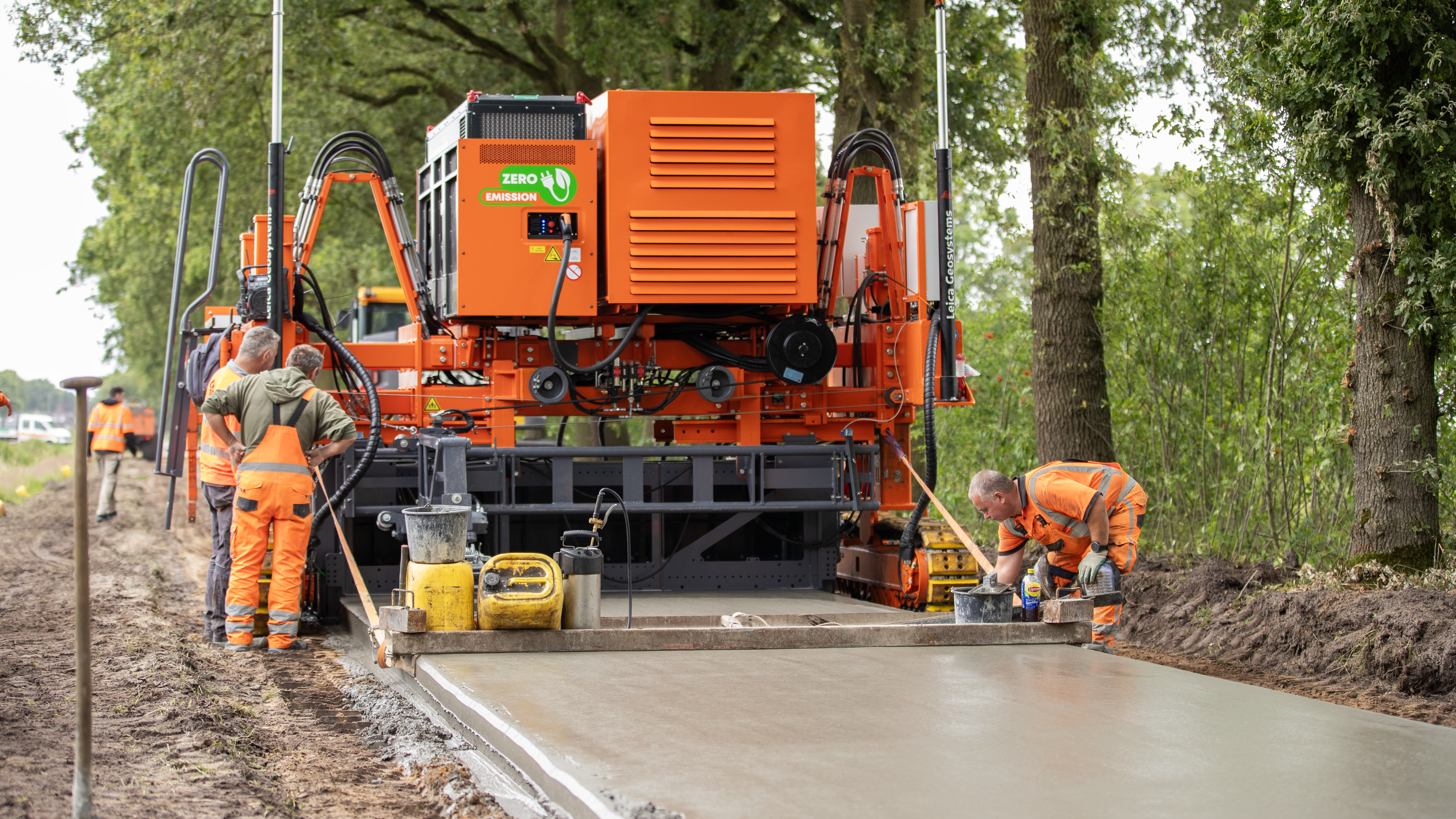 Emissievrije betonmachine Foto: Roos Groep B.V.