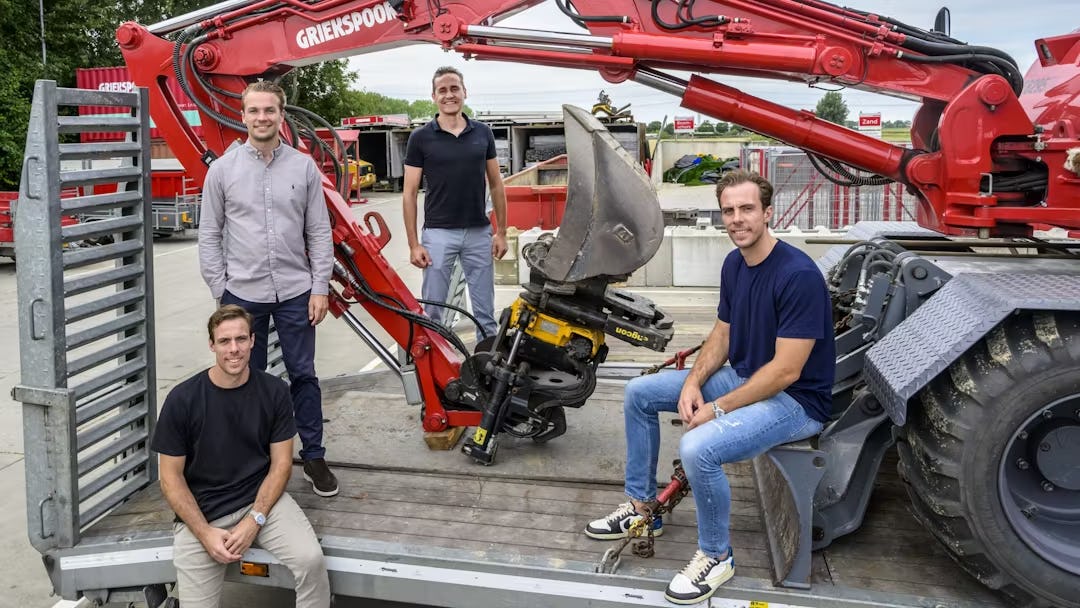 De nieuwe directie van bouwbedrijf Griekspoor. Foto: United Photos.