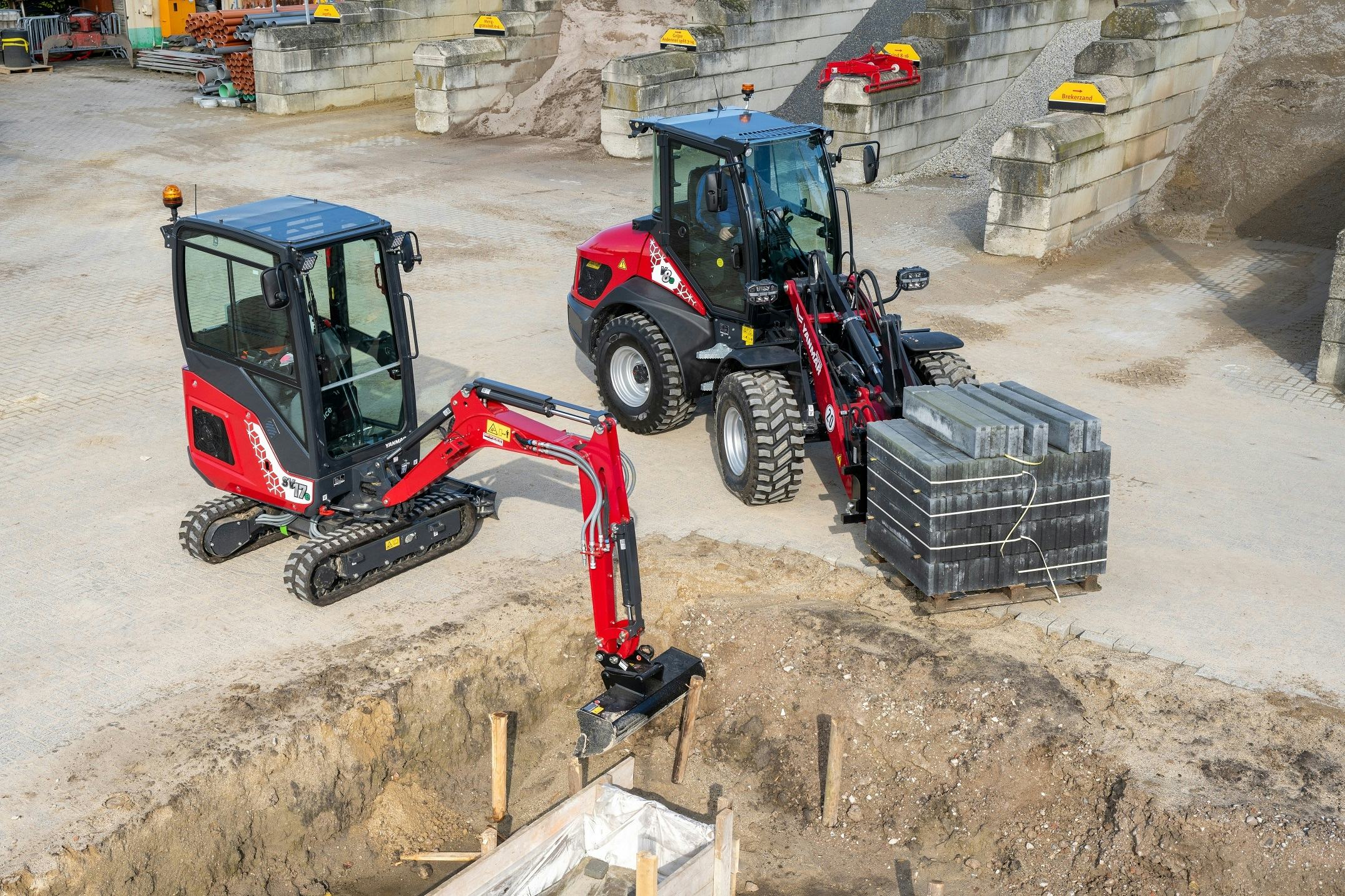 Yanmar SV17e en V8e: Volwassen elektrisch