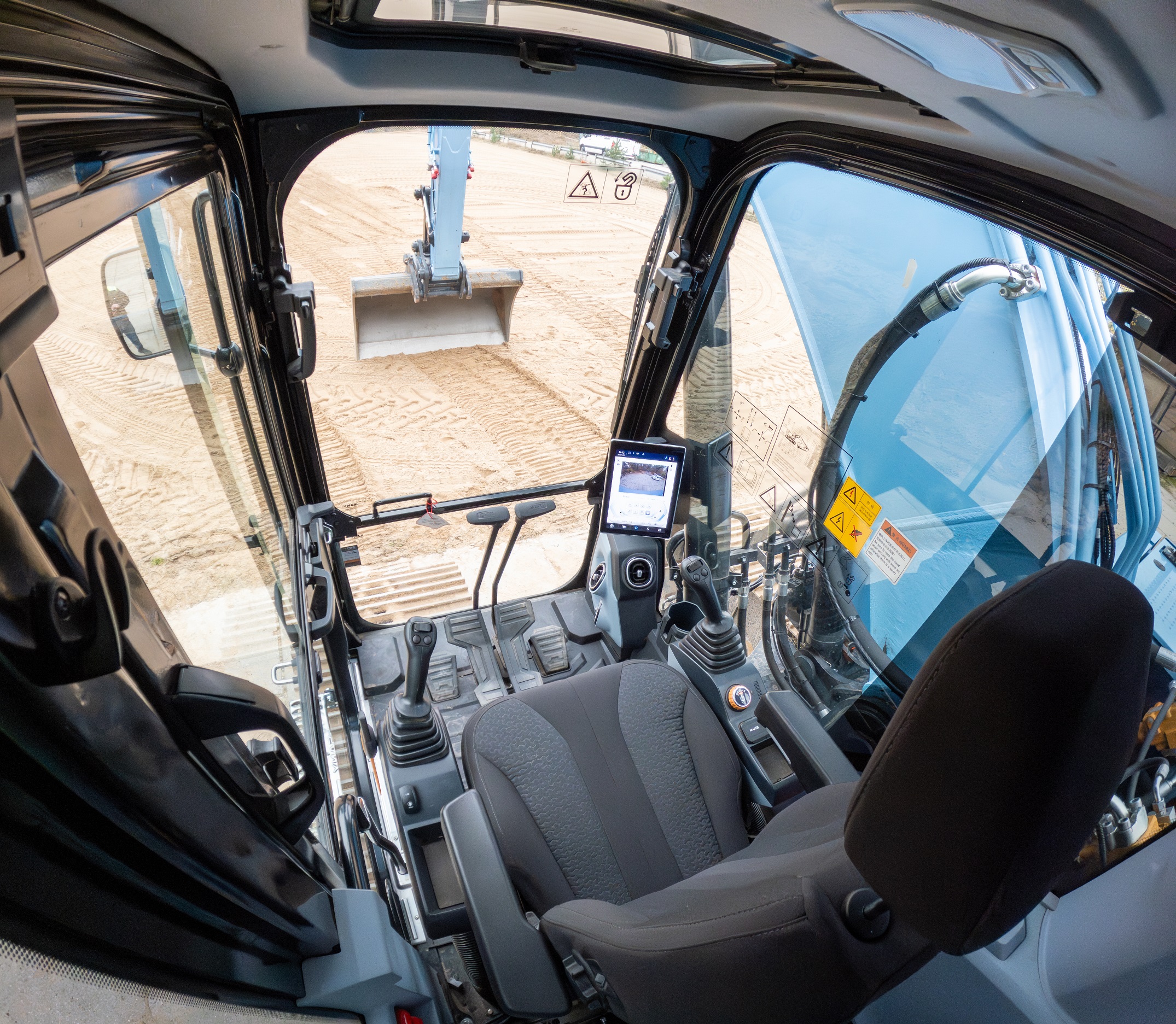 Sany heeft de cabine speciaal voor Europa in Duitsland ontworpen.