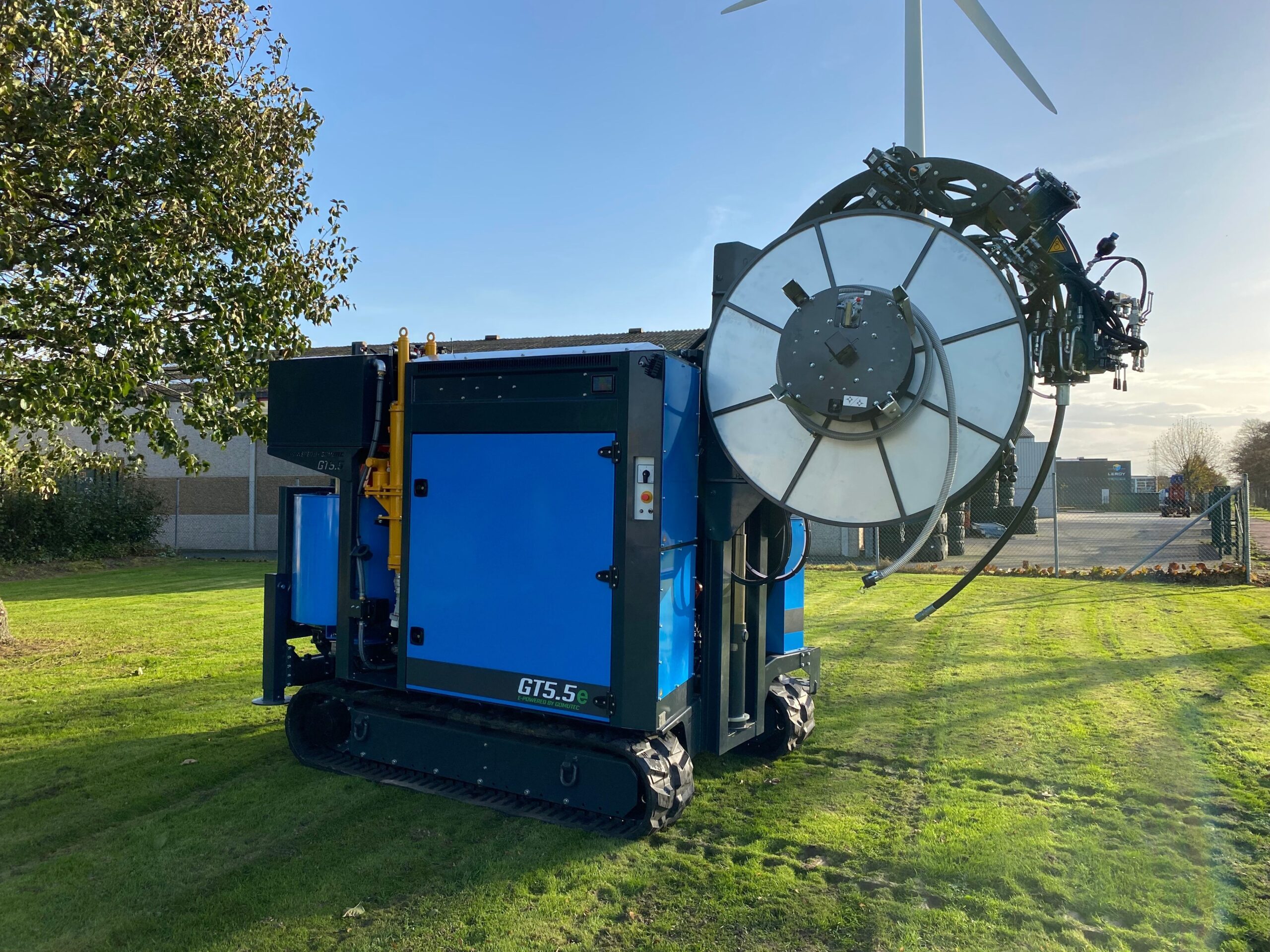 Gomutec GT5.5. elektrische groutmachine