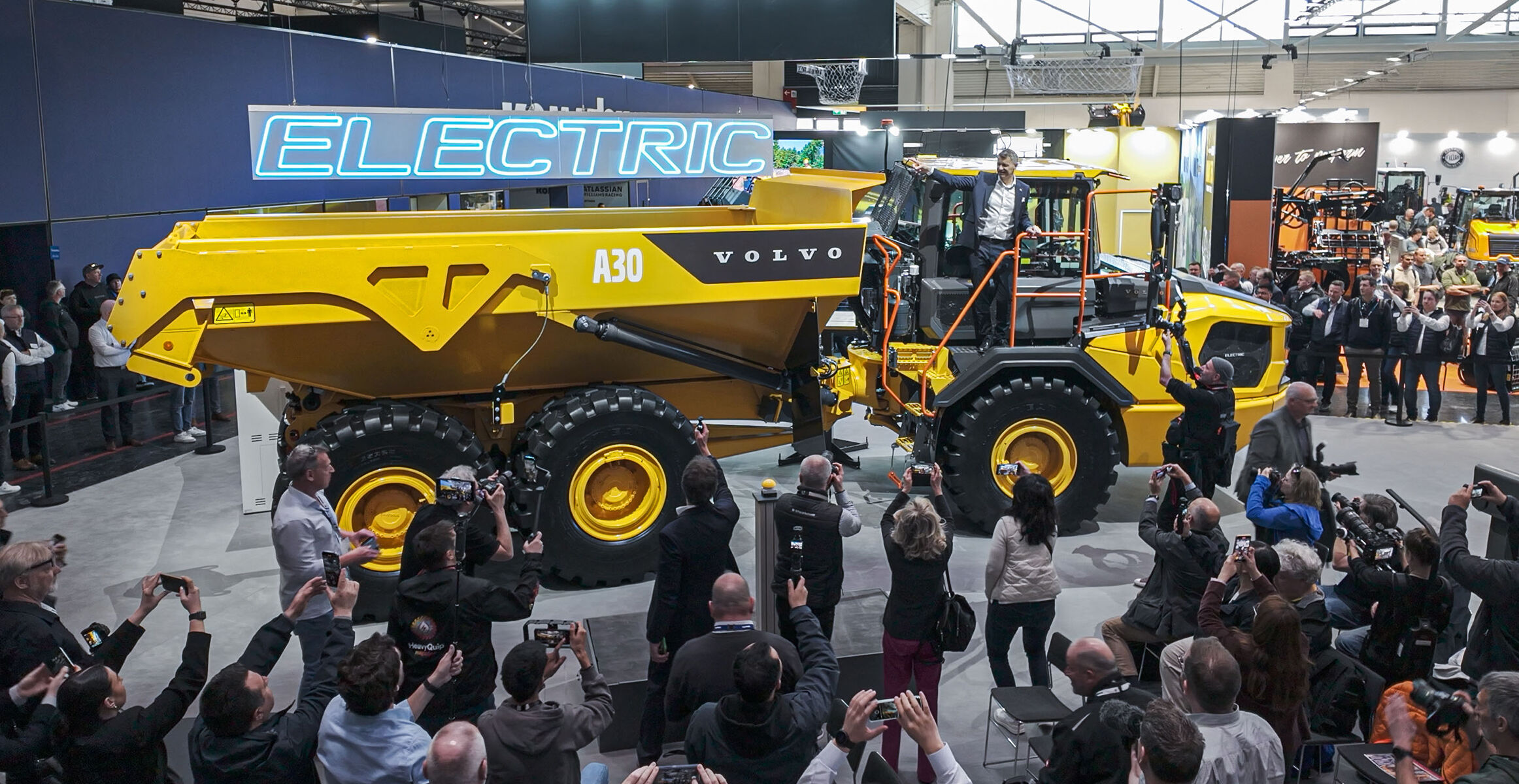 Volvo introduceerde nieuwe, emissieloze machines op Bauma 2025.