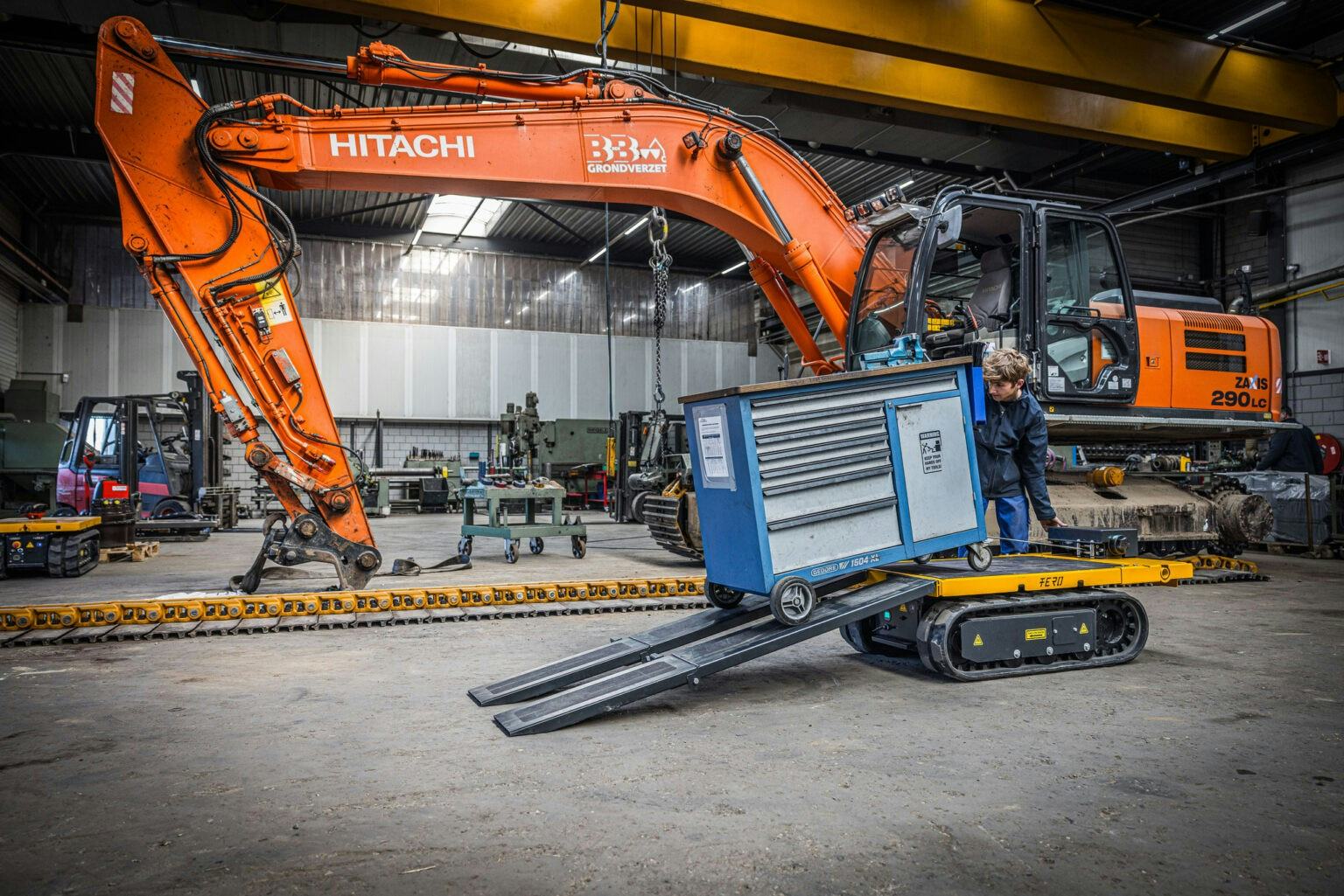 Fero introduceert compacte rupsvoertuigen voor transport zware materialen