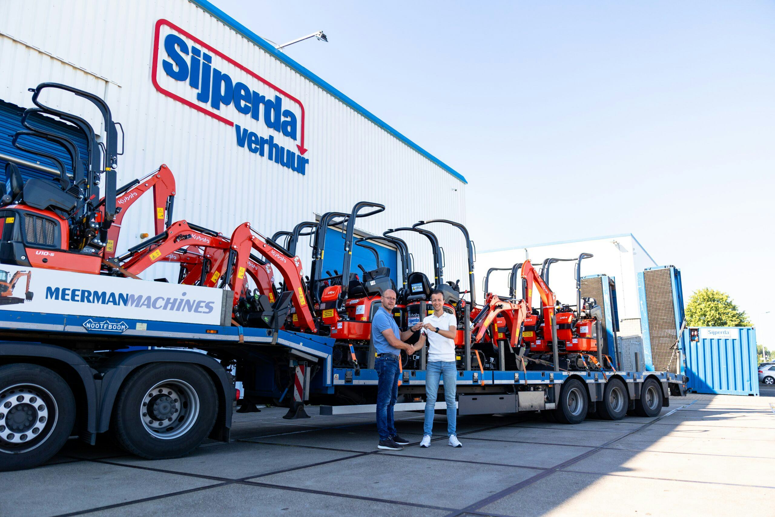 Sijperda Verhuur koopt 10 Kubota U10-5 minigravers