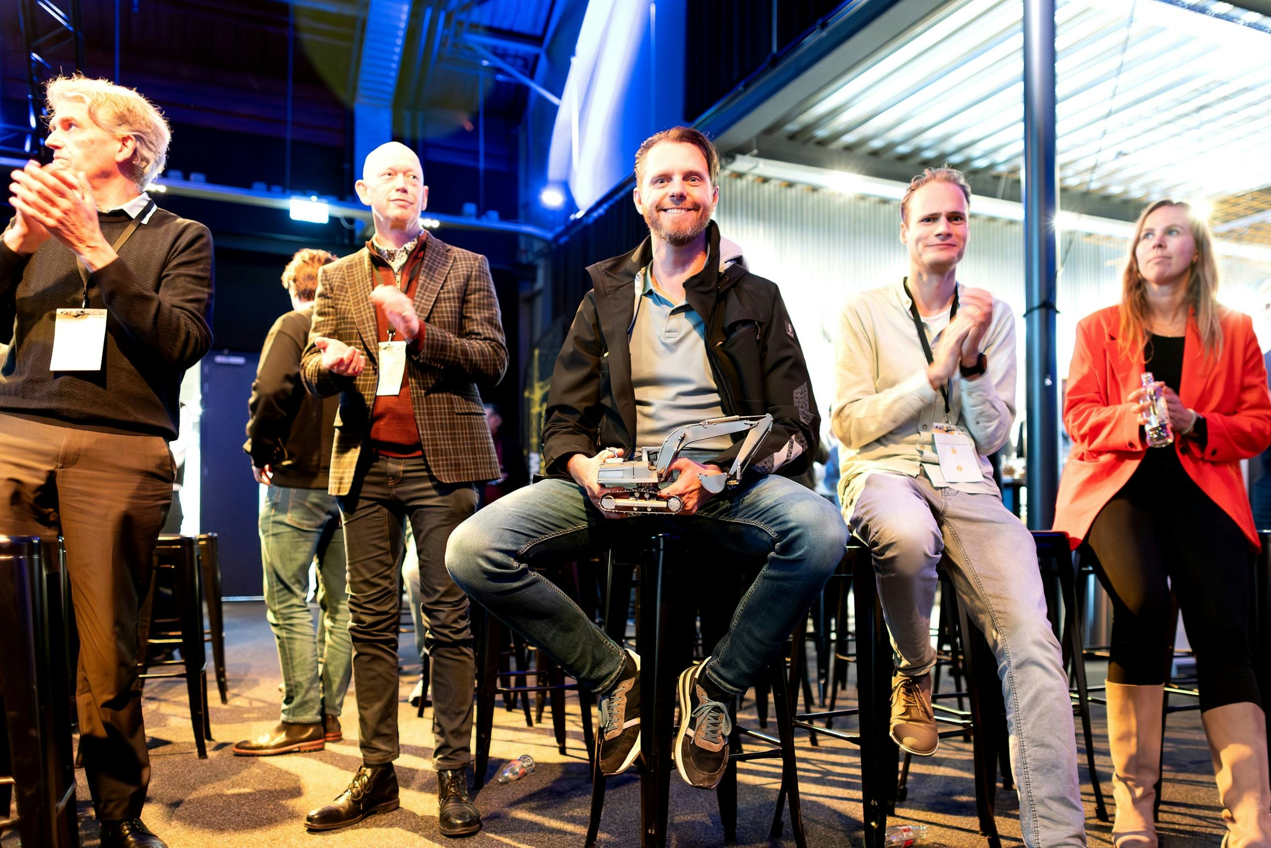 Nederlands Kampioen bouwdebat 2025 Peter van Halteren.