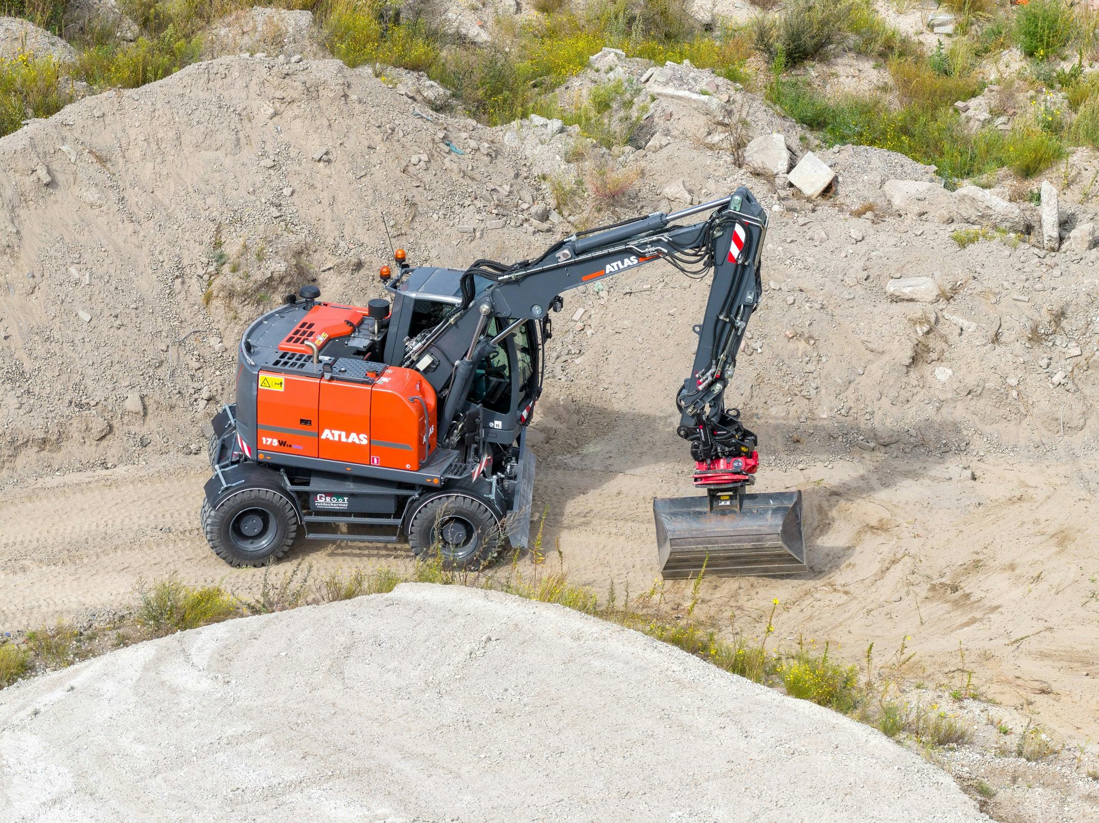 De RC5 serie is geschikt voor machines van 14 tot 19 ton.