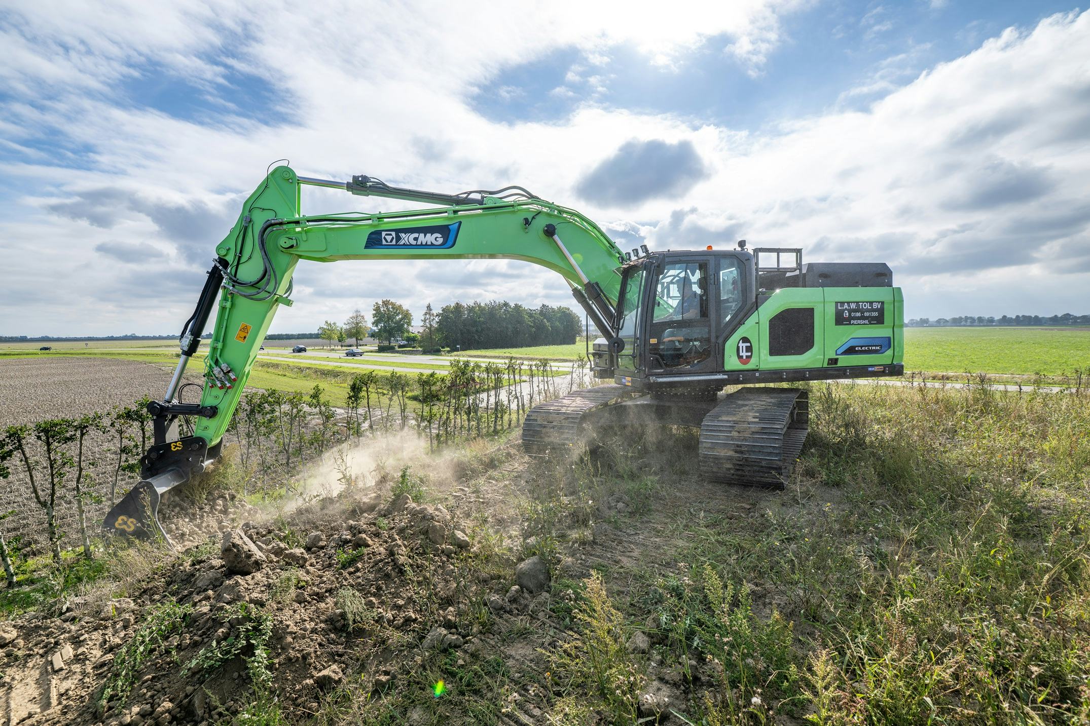 Een mooie machine om mee te werken, maar ook om te zien, vindt testmachinist Jan Jacob.