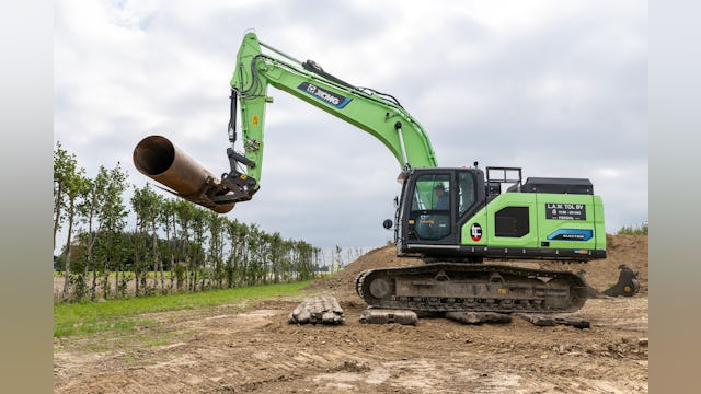 De machine functioneert prima bij allerlei verschillende werkzaamheden.