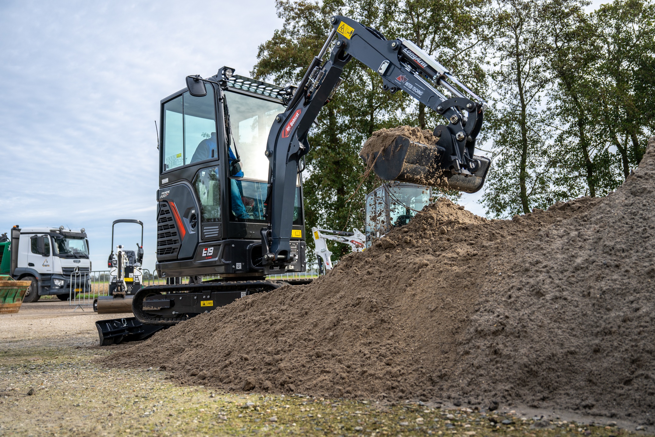De onderwagen geeft in uitgeschoven stand veel stabiliteit.