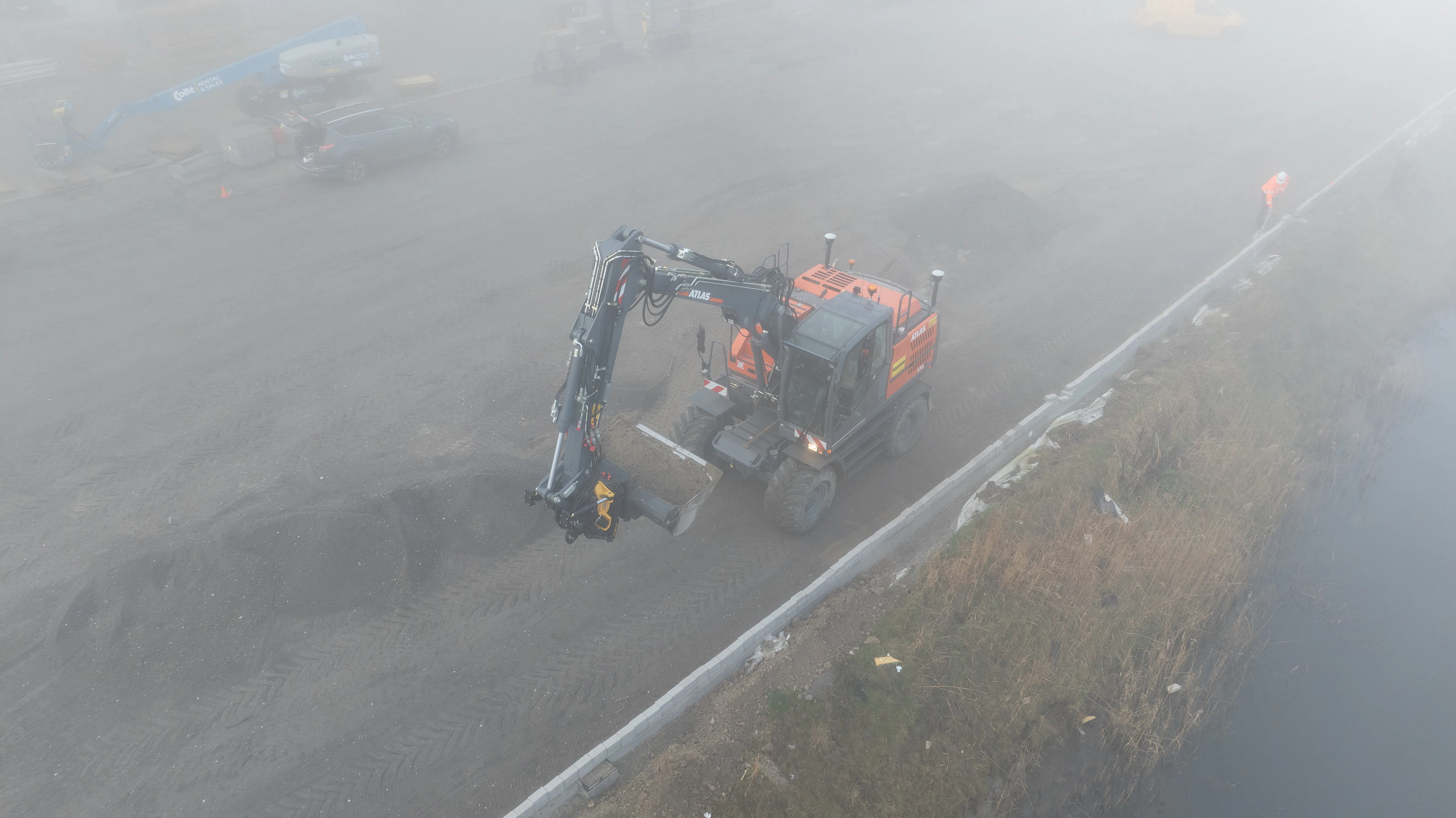 Er moet nog een hoop gebeuren voor het terrein in Moerdijk af is.