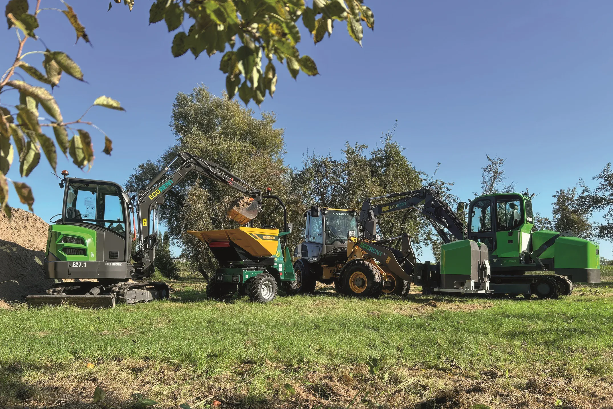 Met een ruim en divers aanbod van machines heeft EcoRent voor elk project de juiste machine.