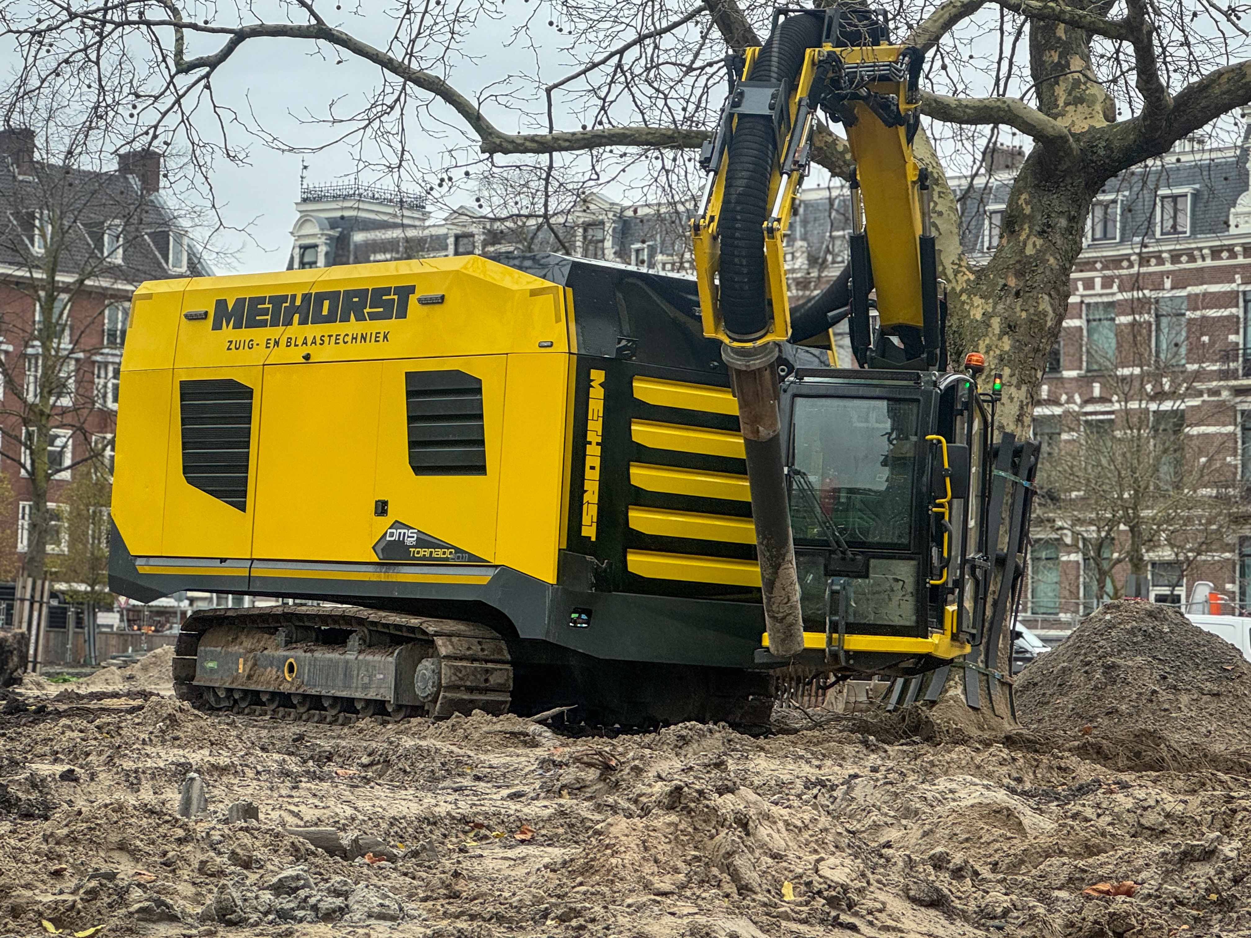 Wereldprimeur Methorst: Eerste grondzuiger op waterstof