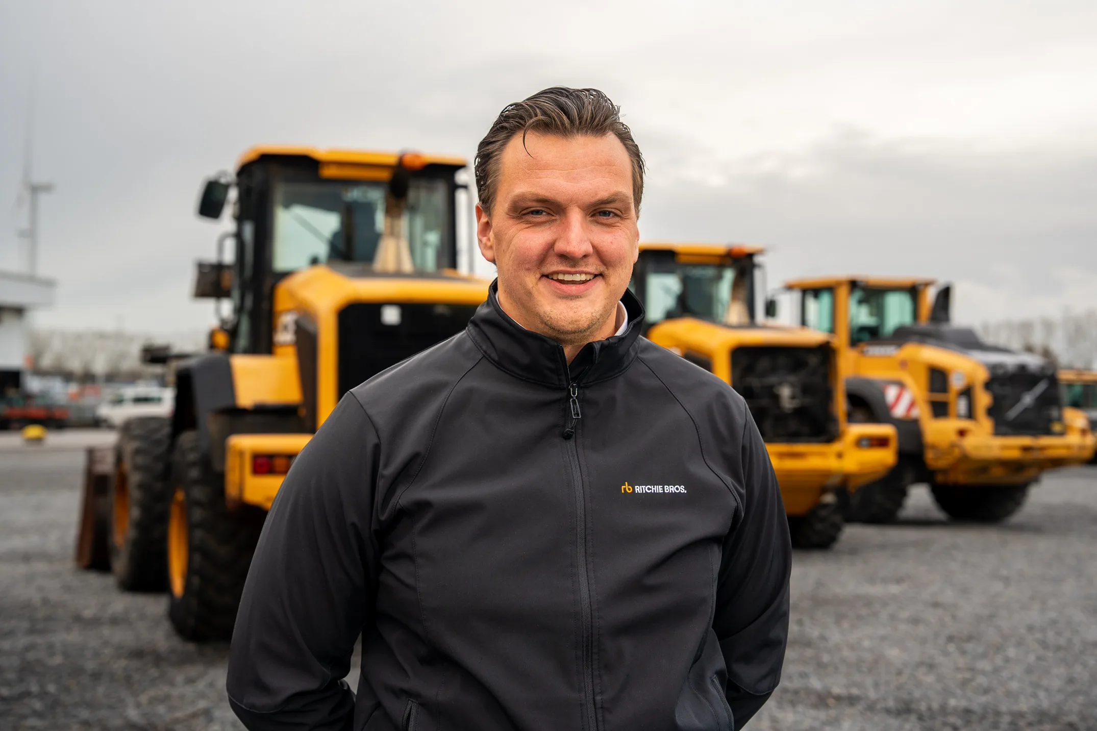 Salesmanager Robert Groeneweg van Ritchie Bros